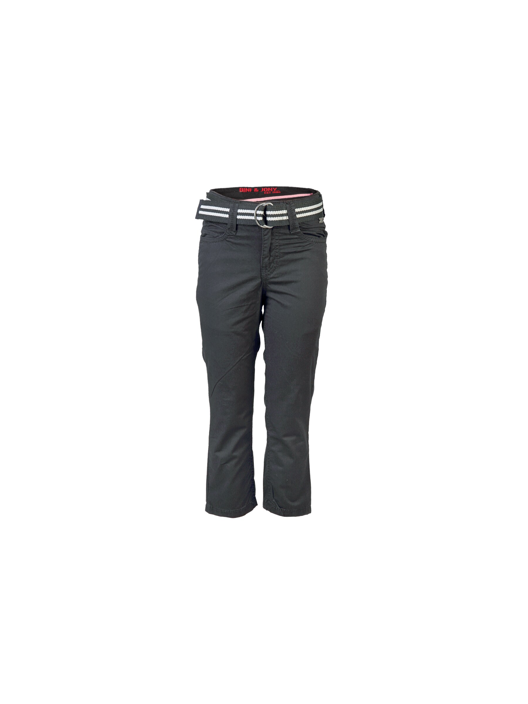 Gini and Jony Kids Solid Black Trousers