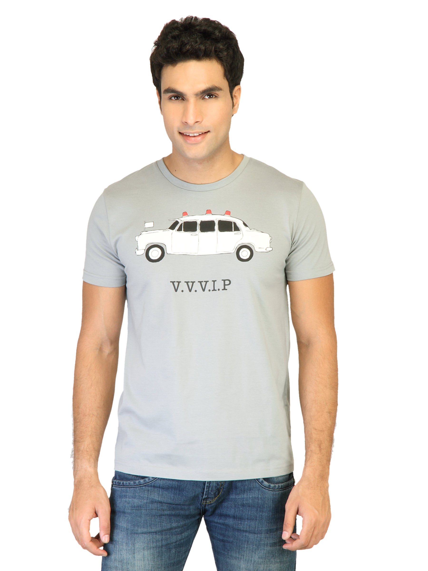 Chimp Men VVVIP Grey T-shirts