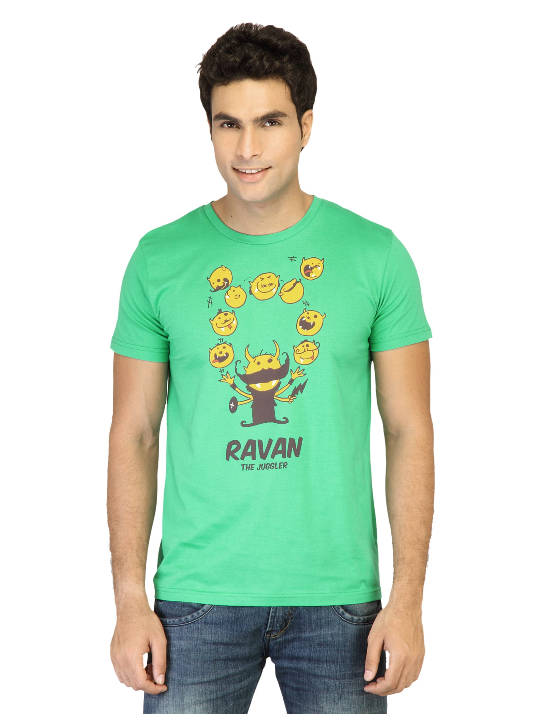 Chimp Men Ravan Green Tshirts