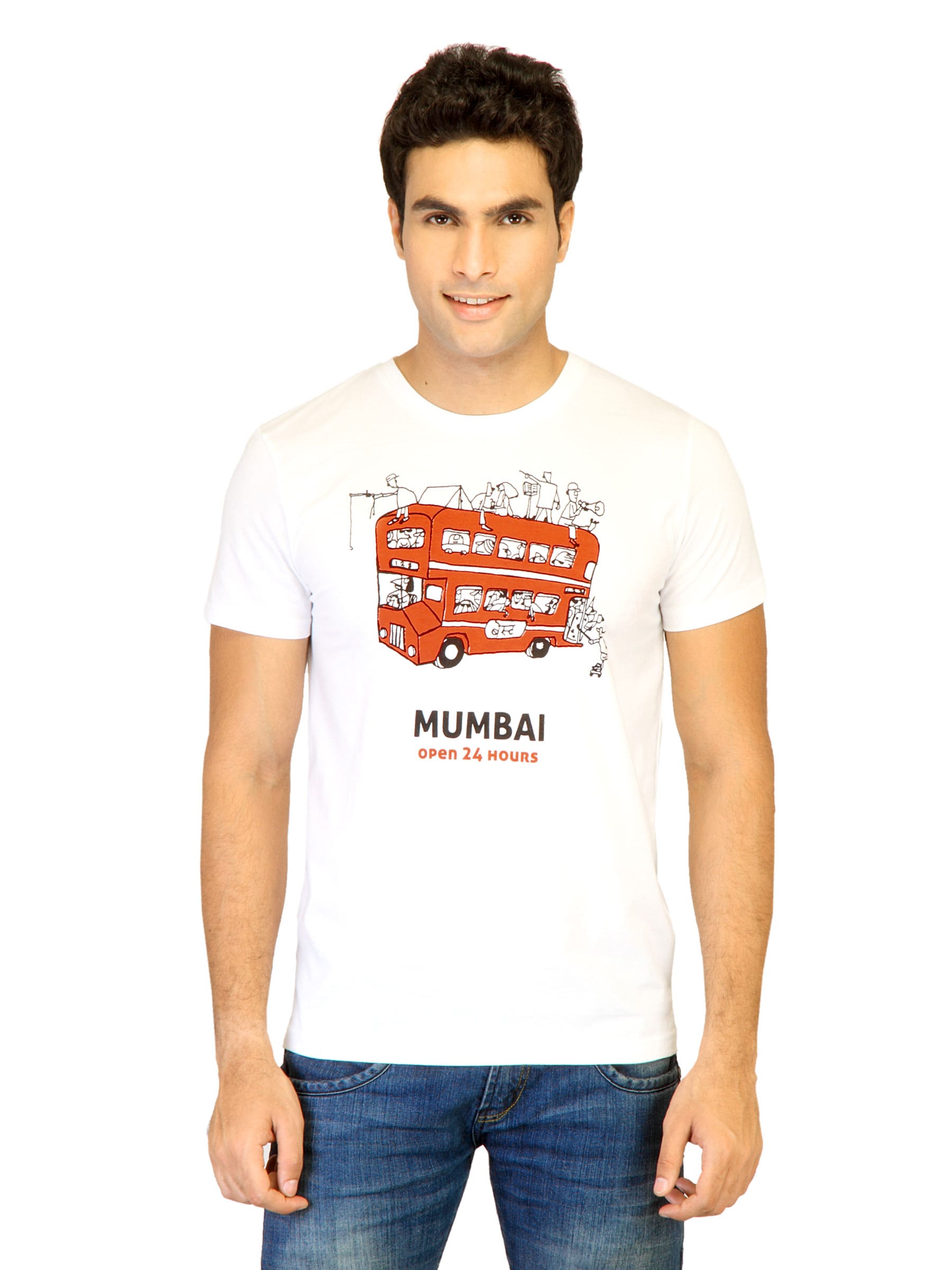 Chimp Men Mumbai Opens White Tshirts