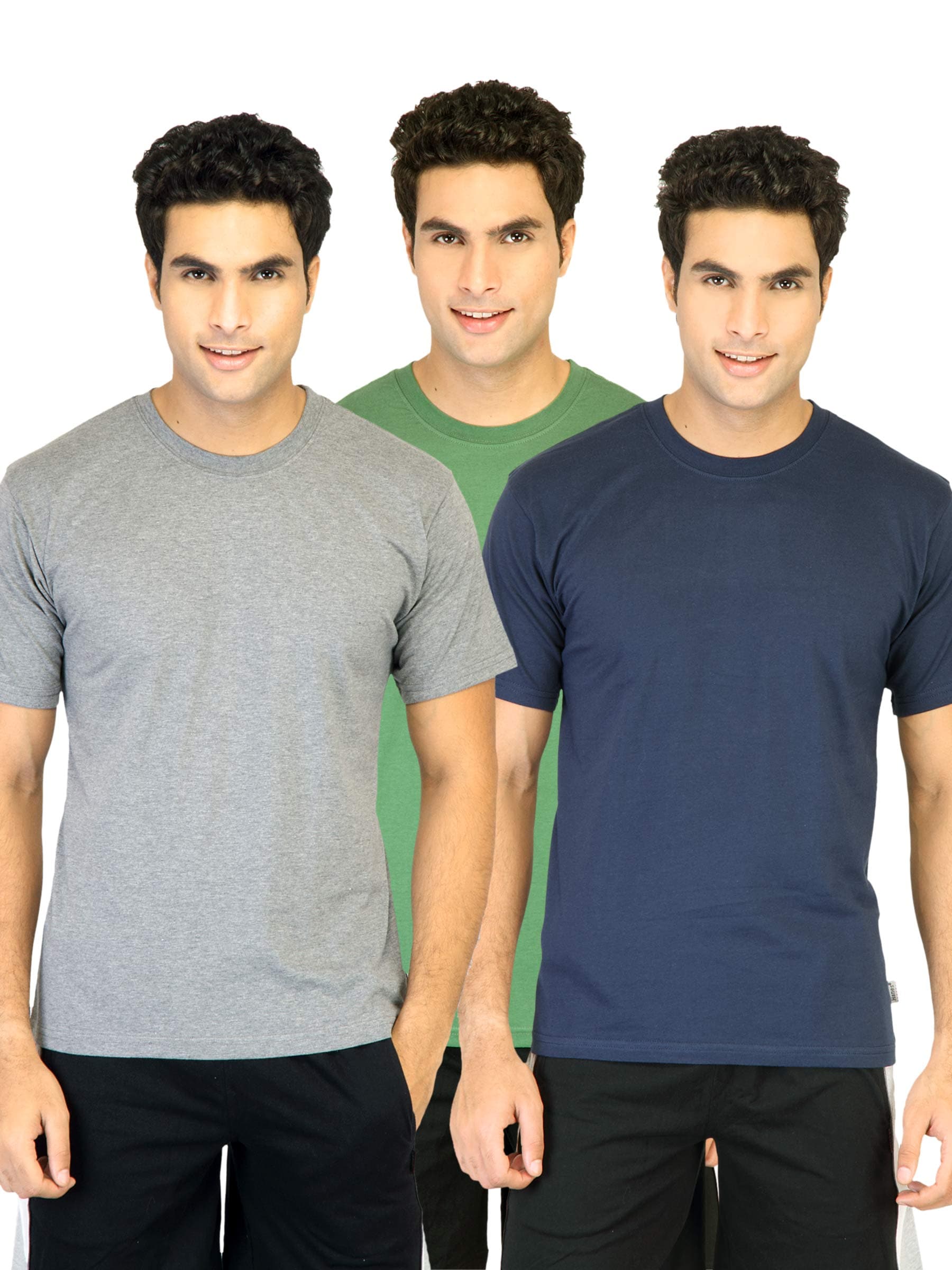 Hanes Men Half Sleeve Pack of 3 Innerwear T-shirts