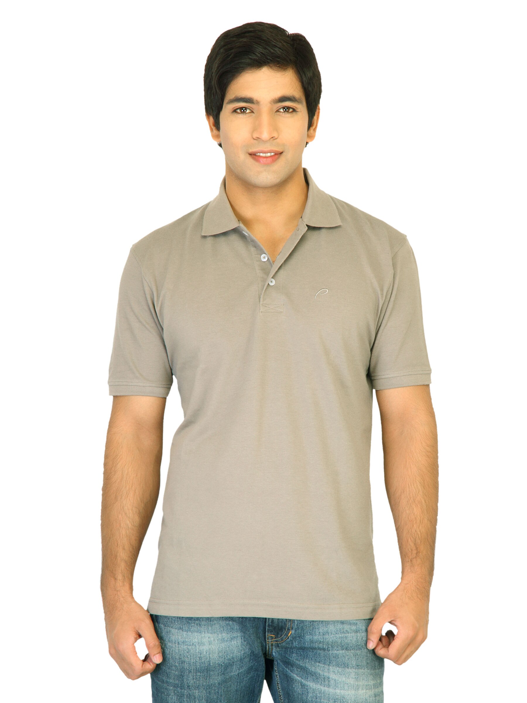 Proline Men Grey T-shirt