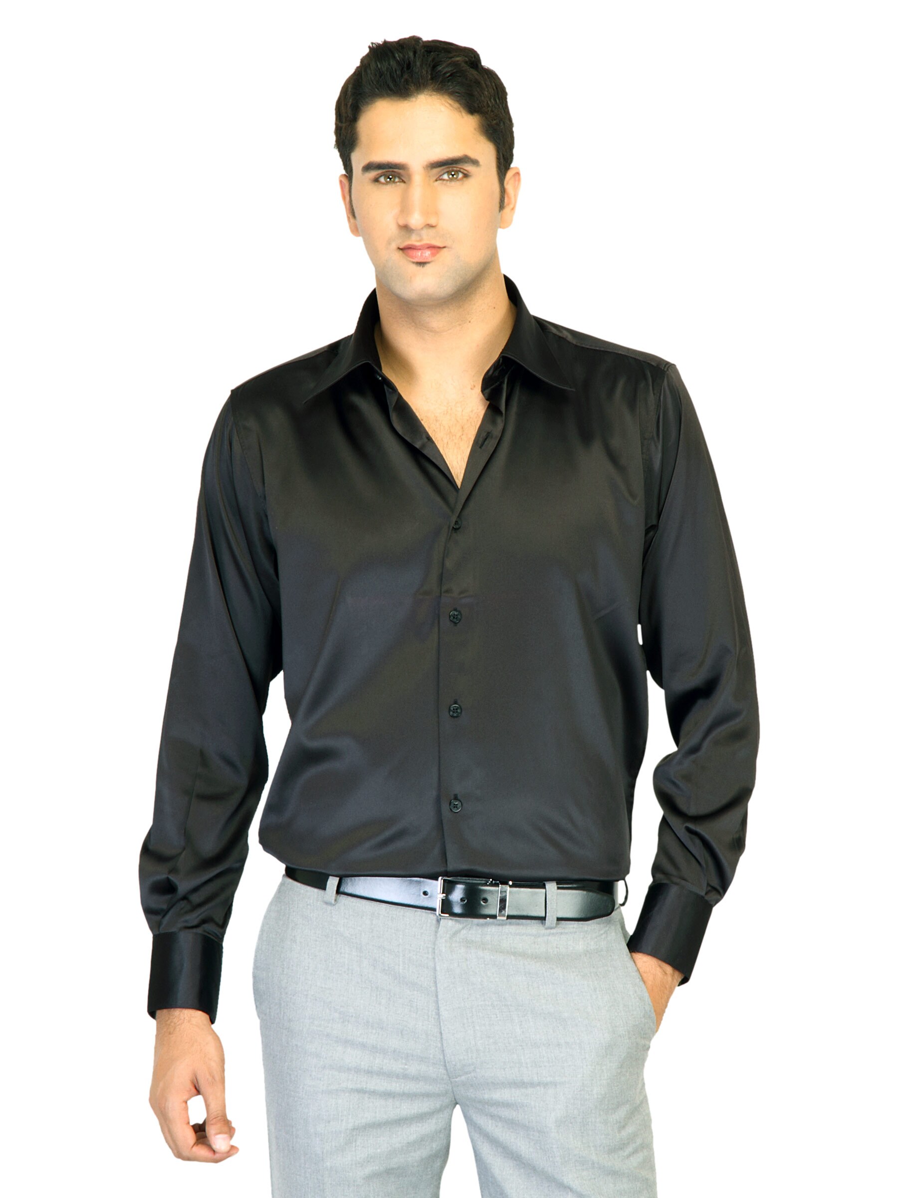 Genesis Black Casual Shirt