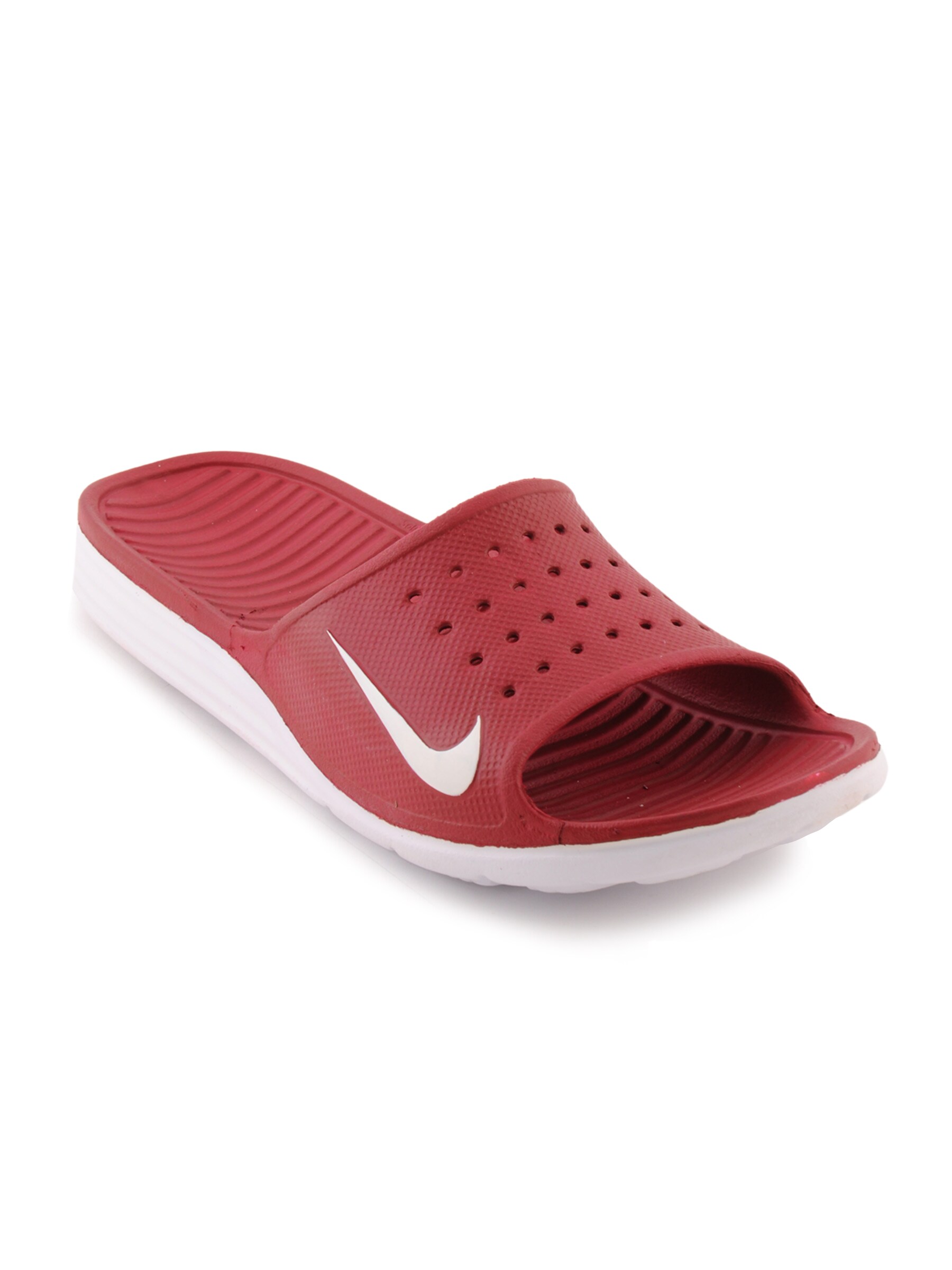 Nike Men Solarsoft Slide Red Slippers