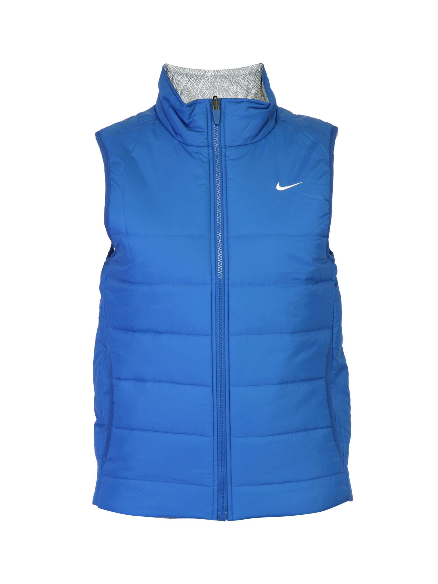 Nike Women Solid Blue Jackets
