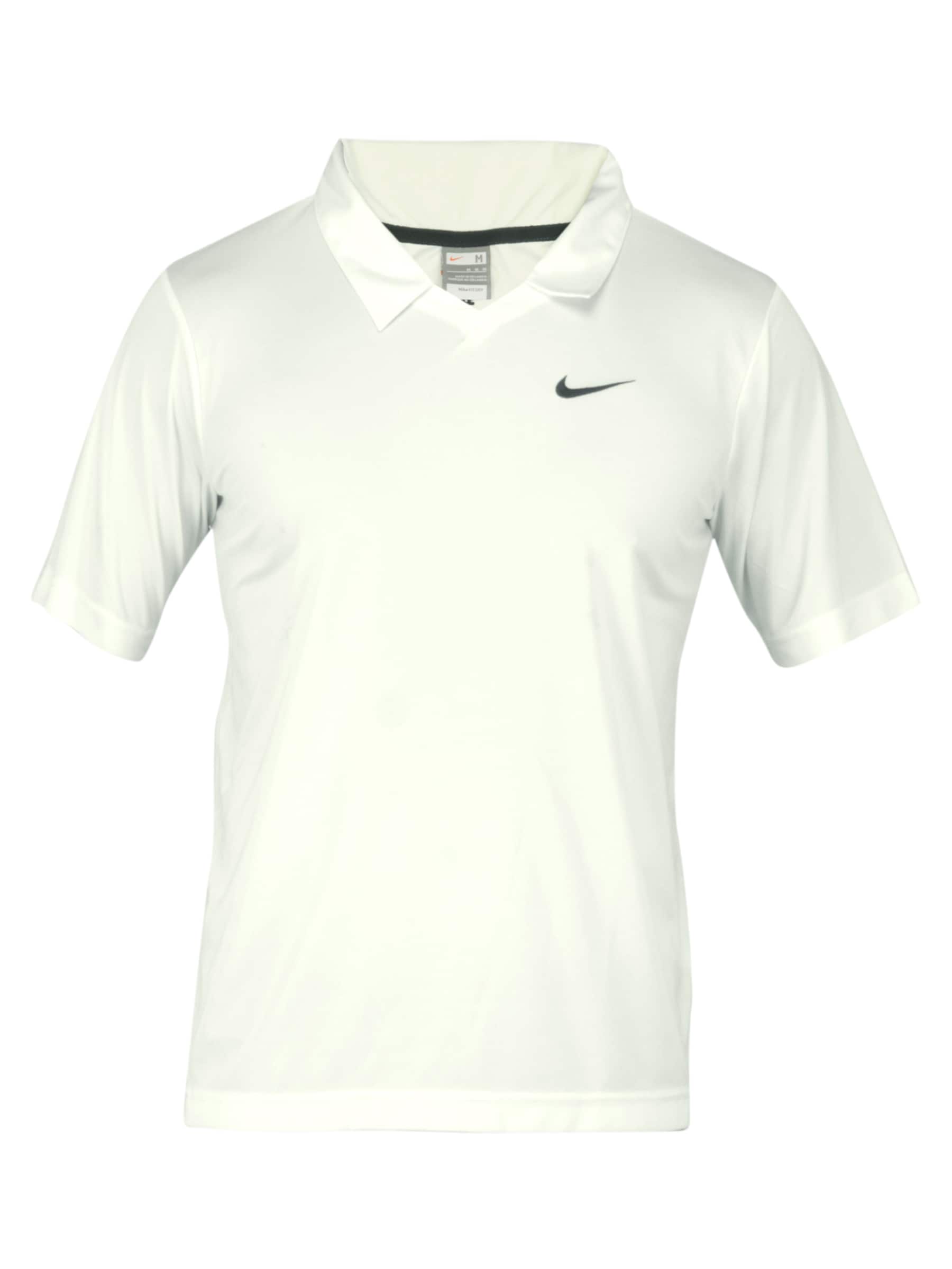 Nike Men Solid Off-White Polo Jerseys