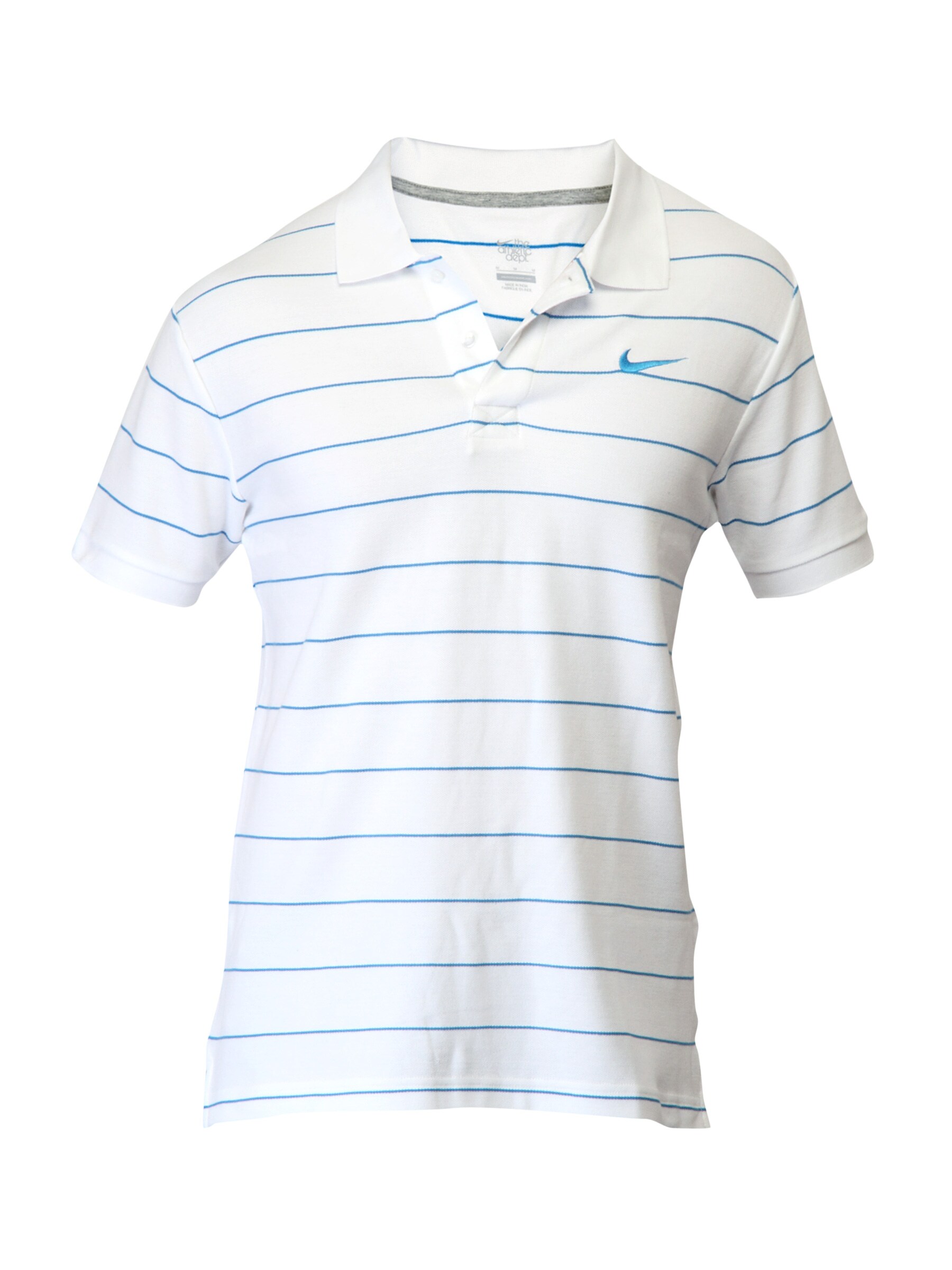 Nike Men Stripes White Tshirts