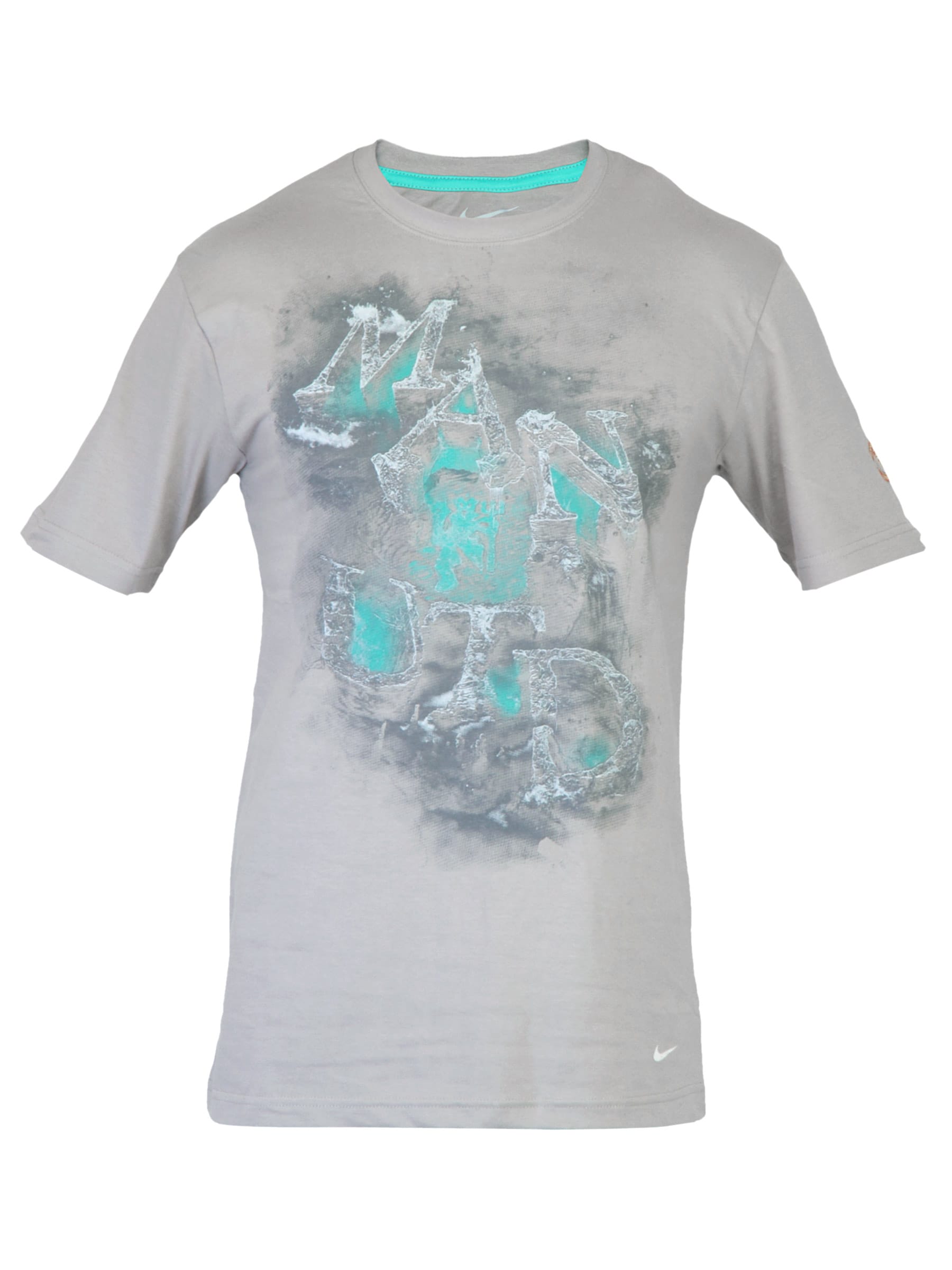 Nike Men Printed Grey Tshirts