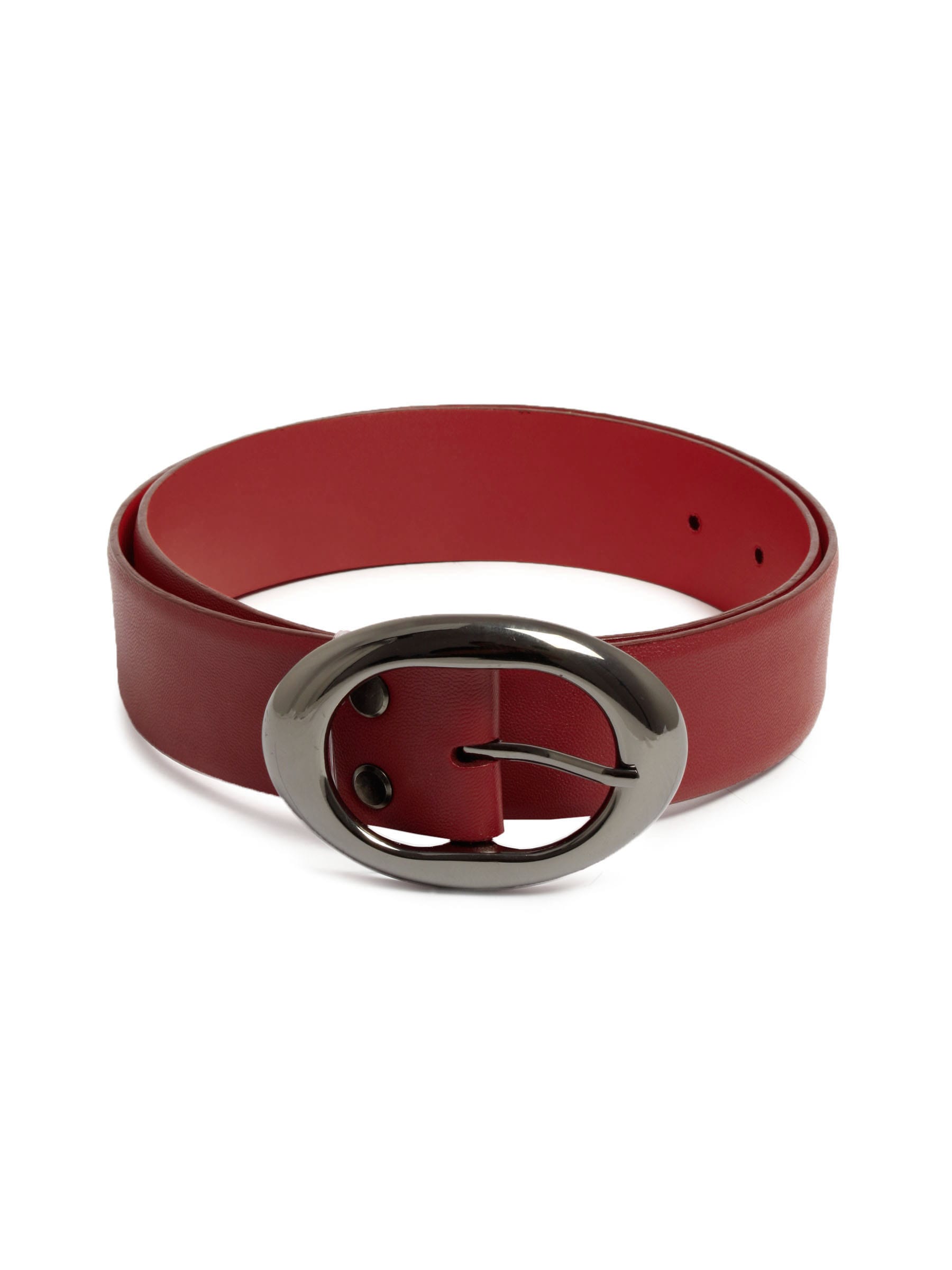 United Colors of Benetton Women Solid Red Belts