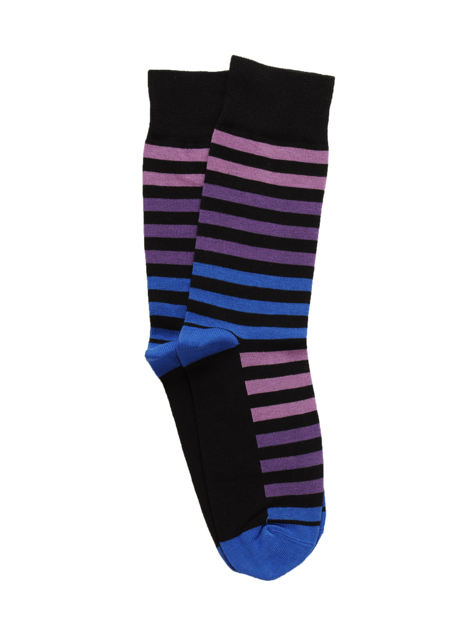 United Colors of Benetton Men Stripes Black Socks