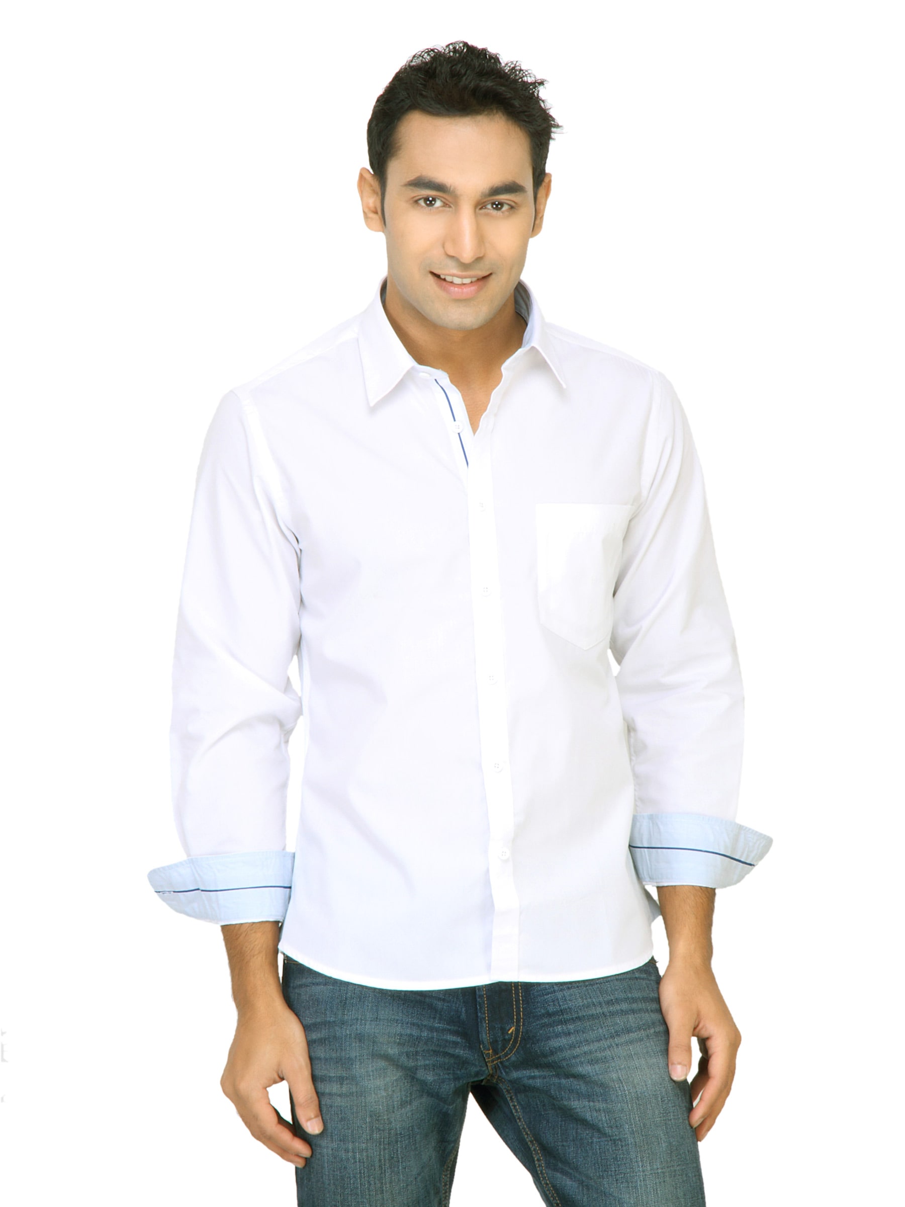 Indigo Nation Men Formal Shirt White Shirts