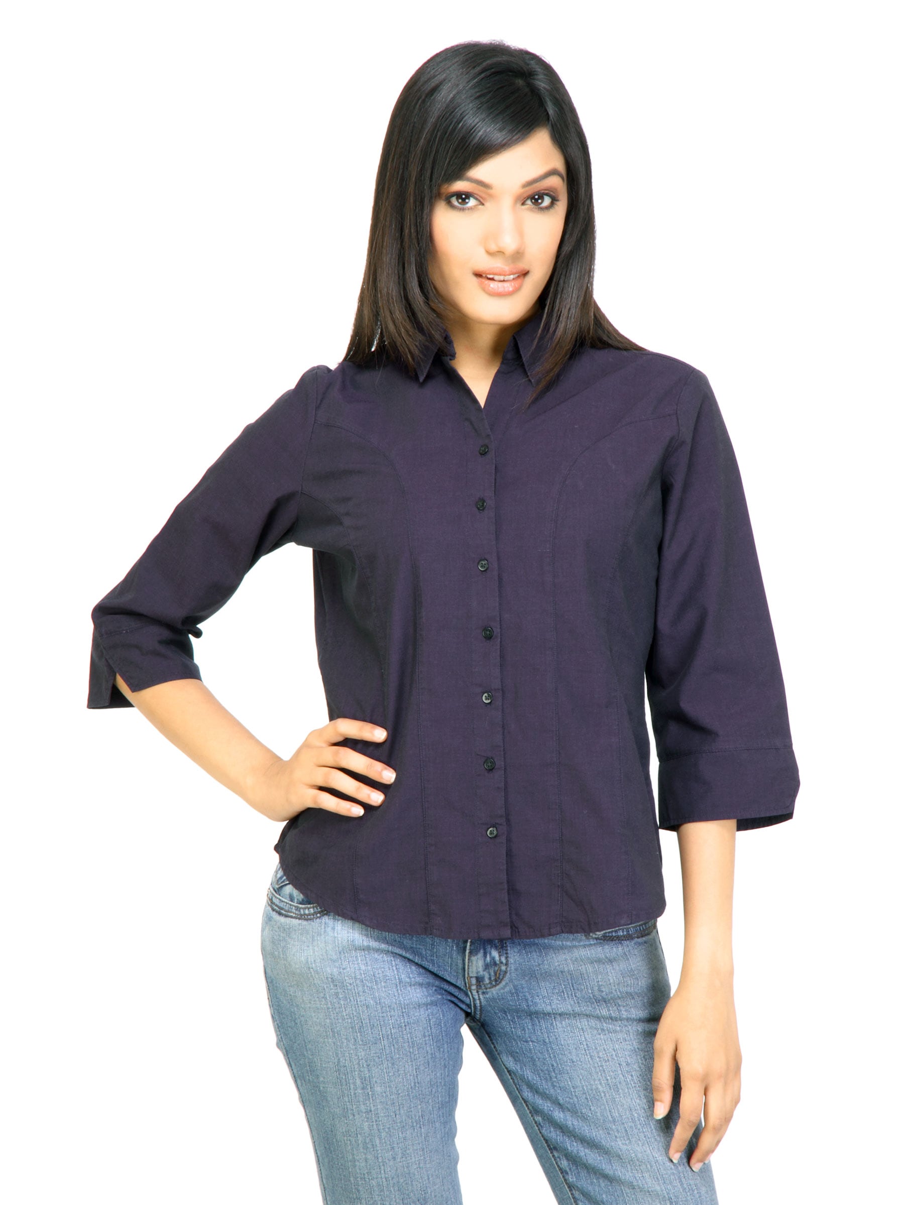 Scullers For Her Women Casual Shirt Purple Shirts