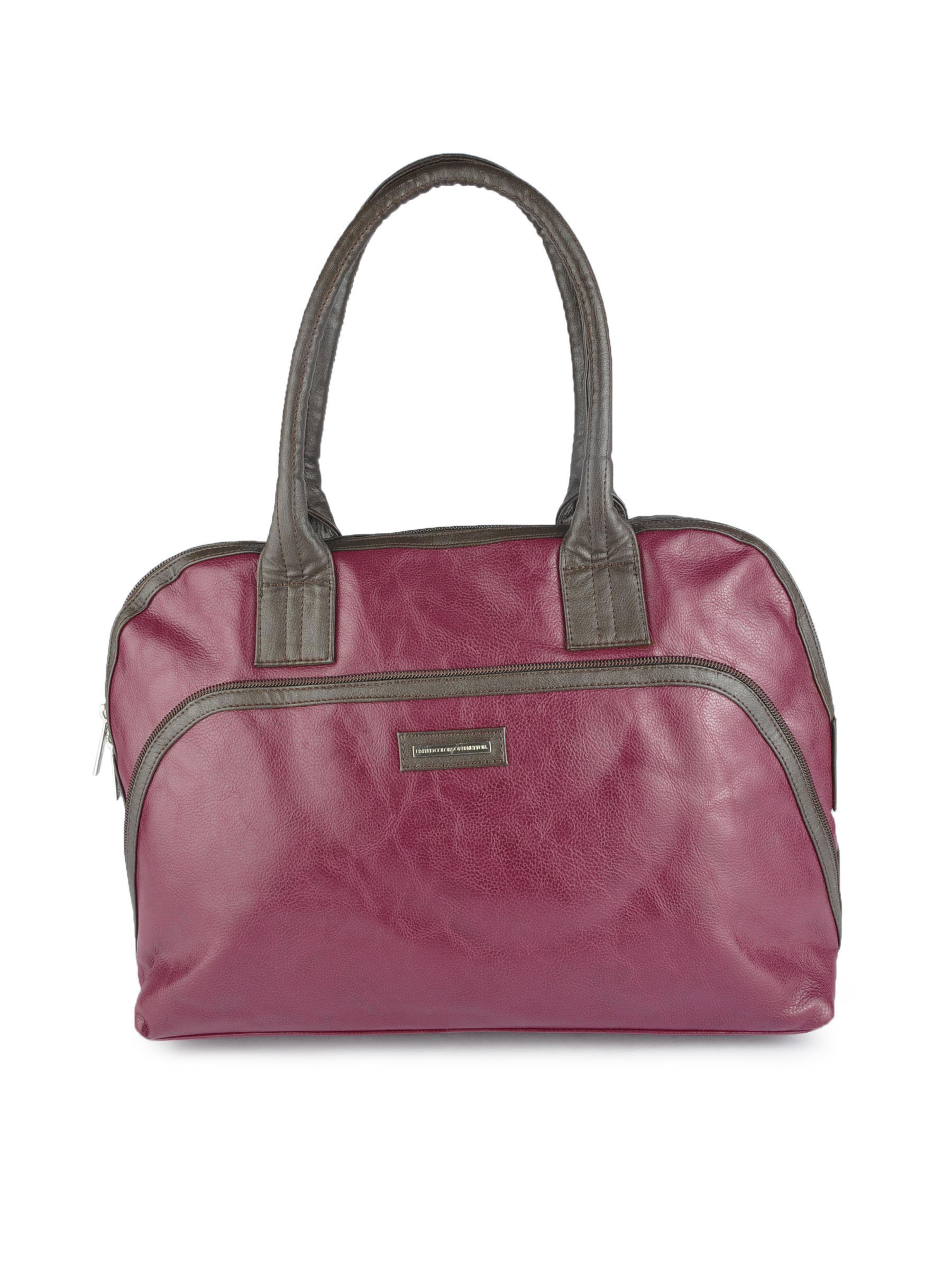 United Colors of Benetton Women Solid Purple Handbags