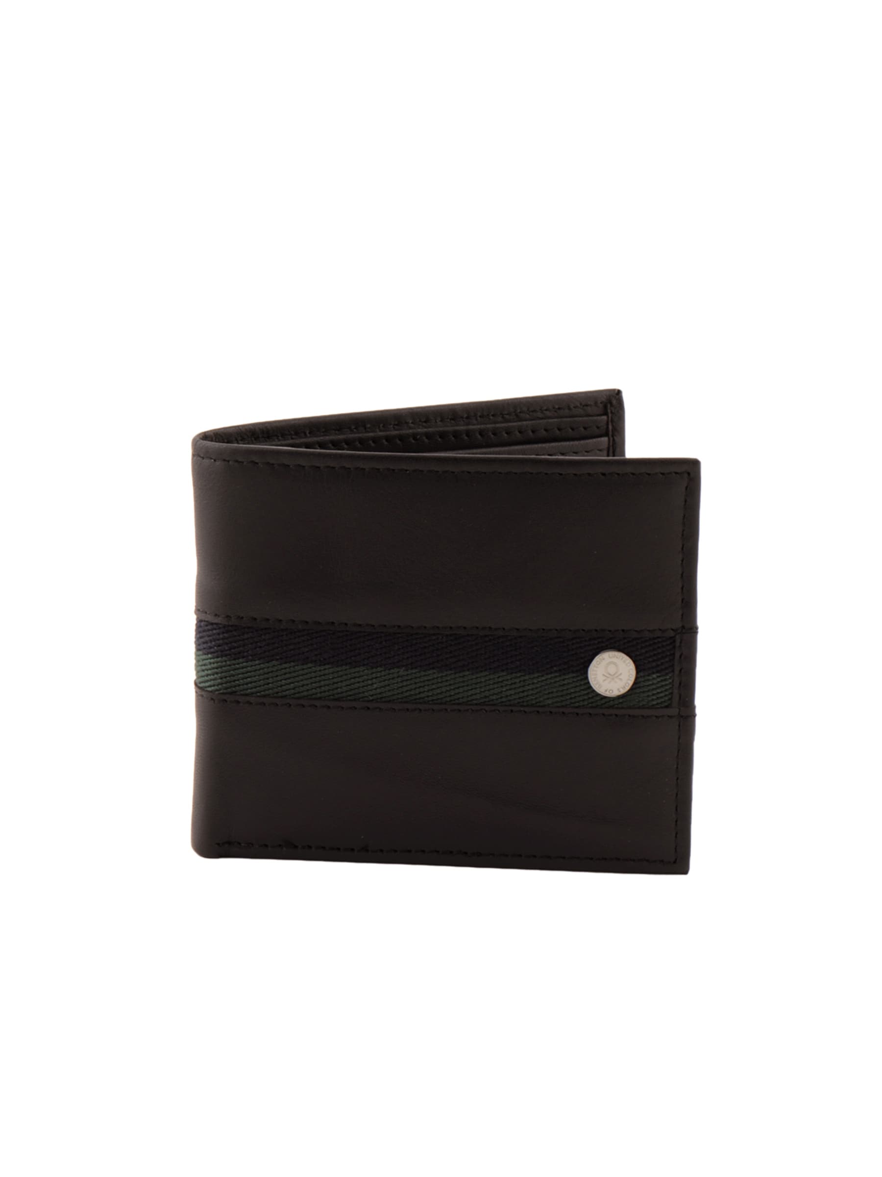 United Colors of Benetton Men Solid Black Wallets