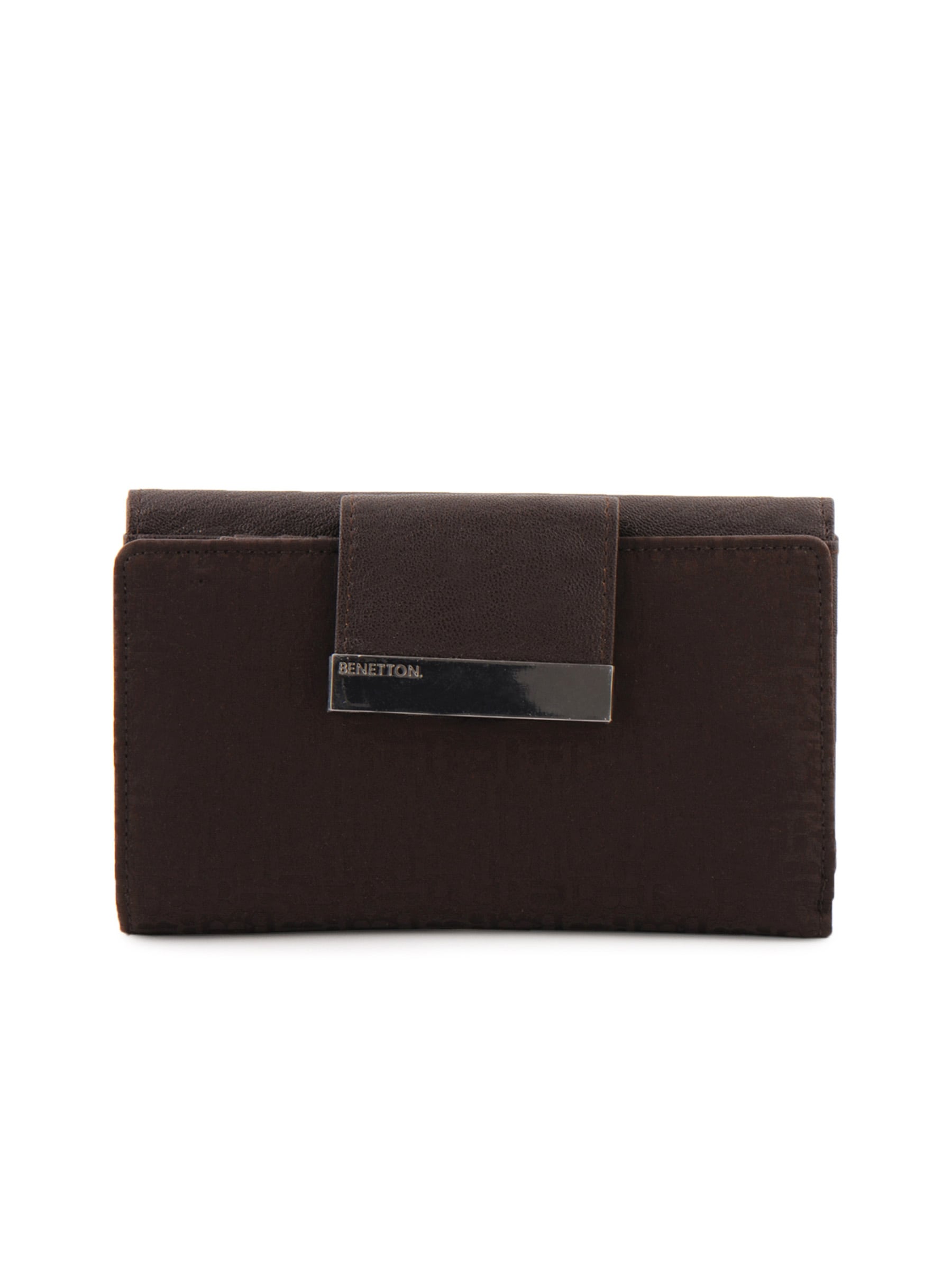 United Colors of Benetton Women Solid Coffee Brown Wallets