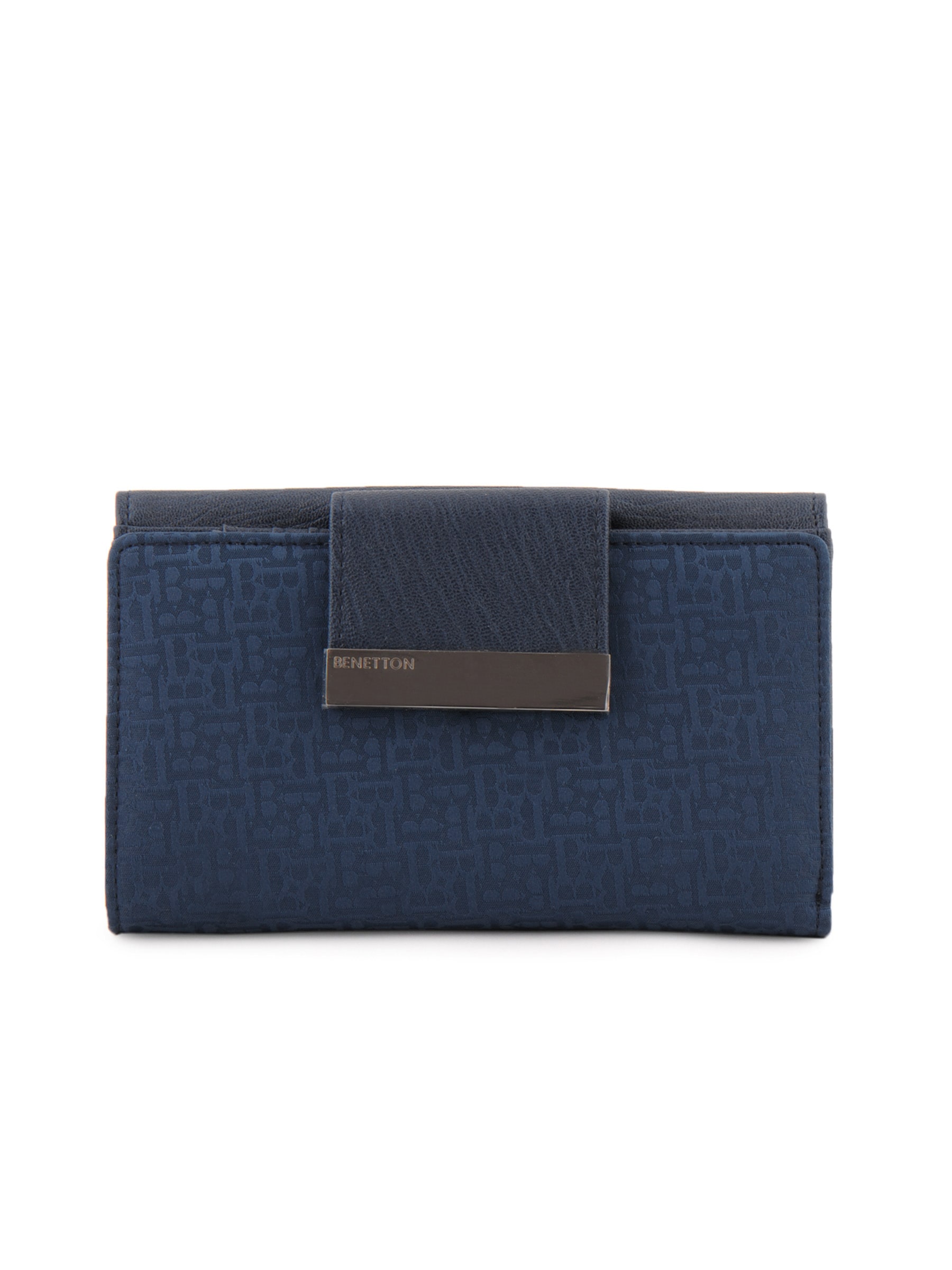 United Colors of Benetton Women Solid Blue Wallets