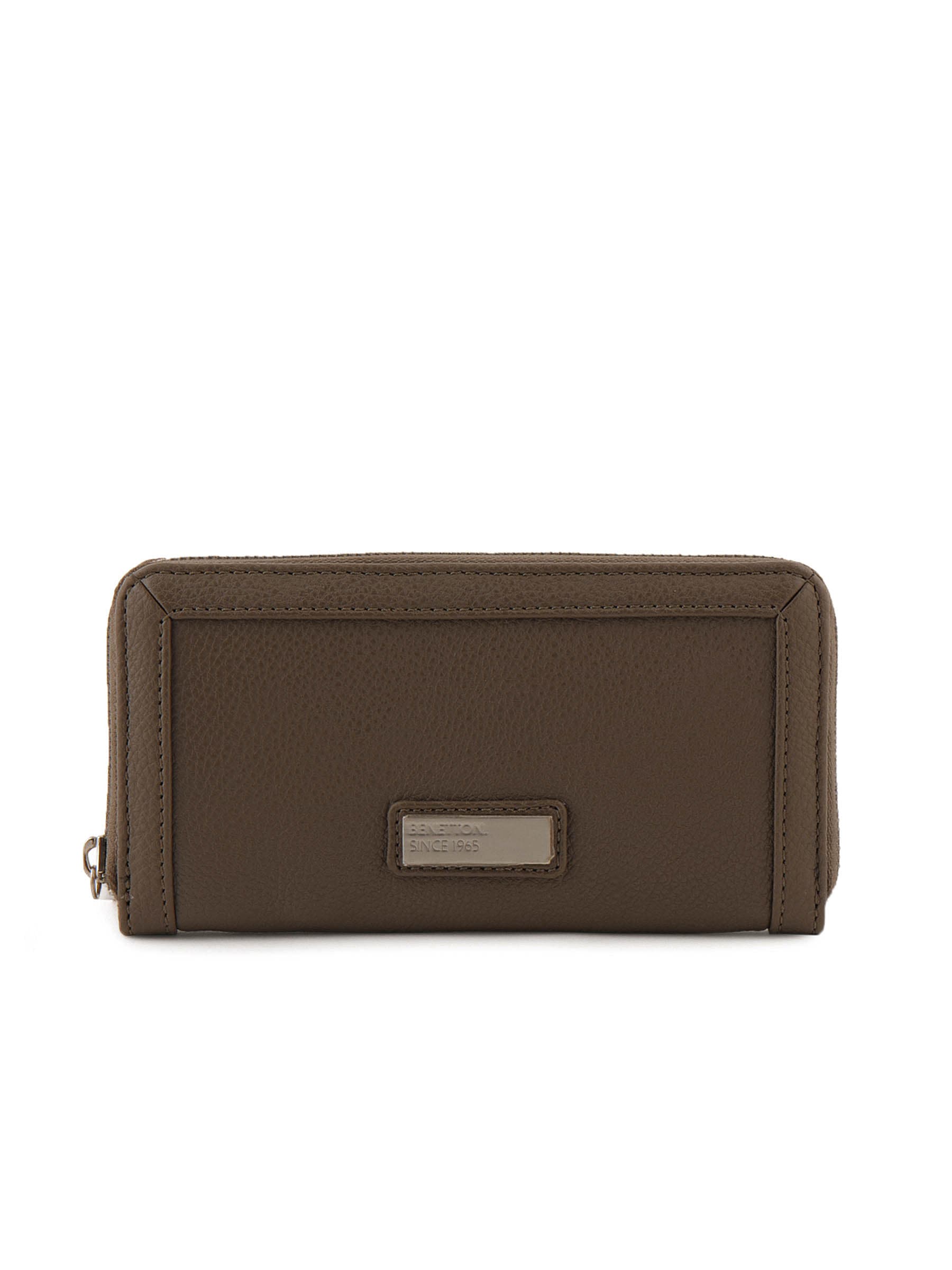 United Colors of Benetton Women Solid Olive Wallets