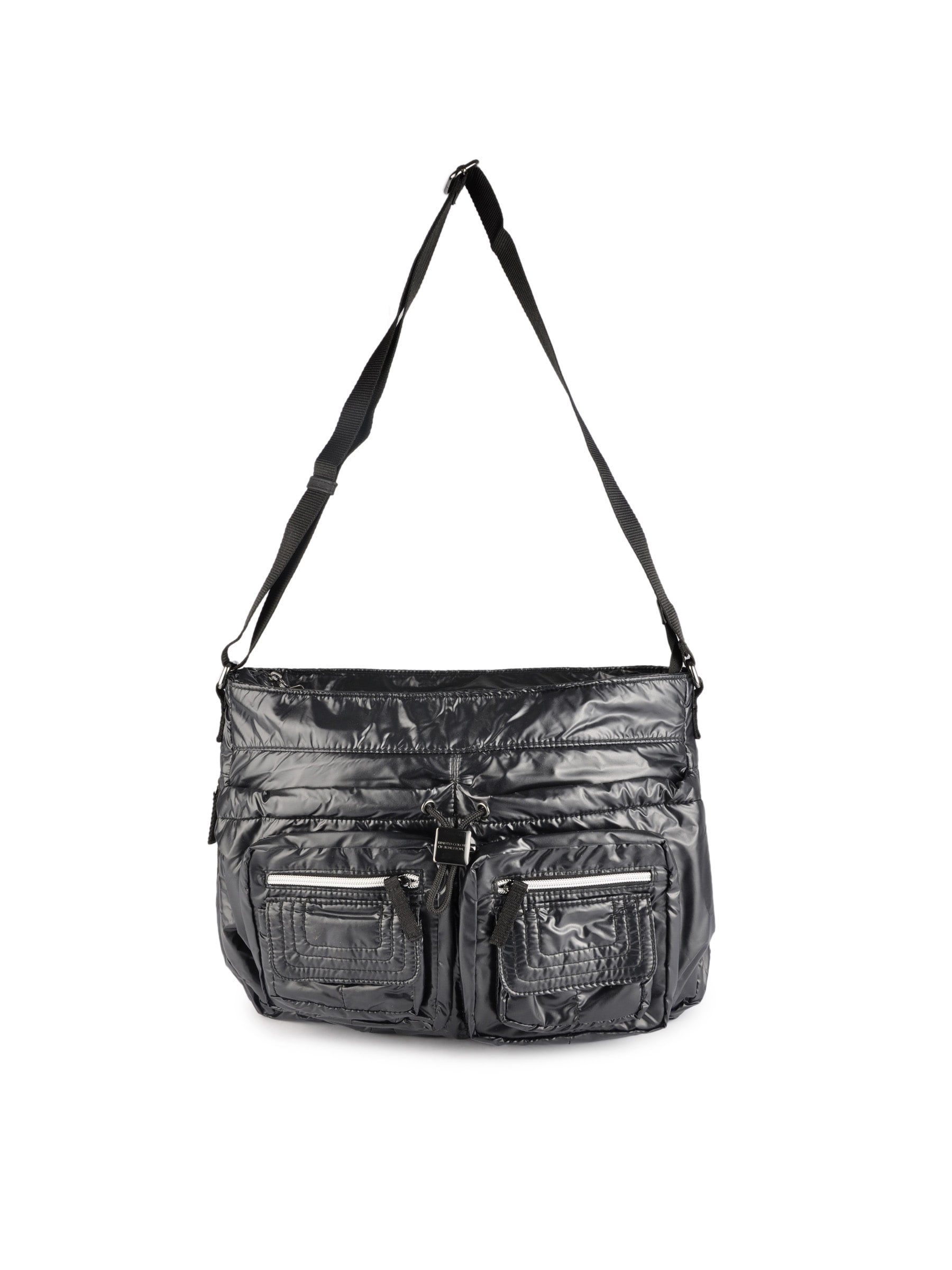 United Colors of Benetton Women Solid Black Handbags