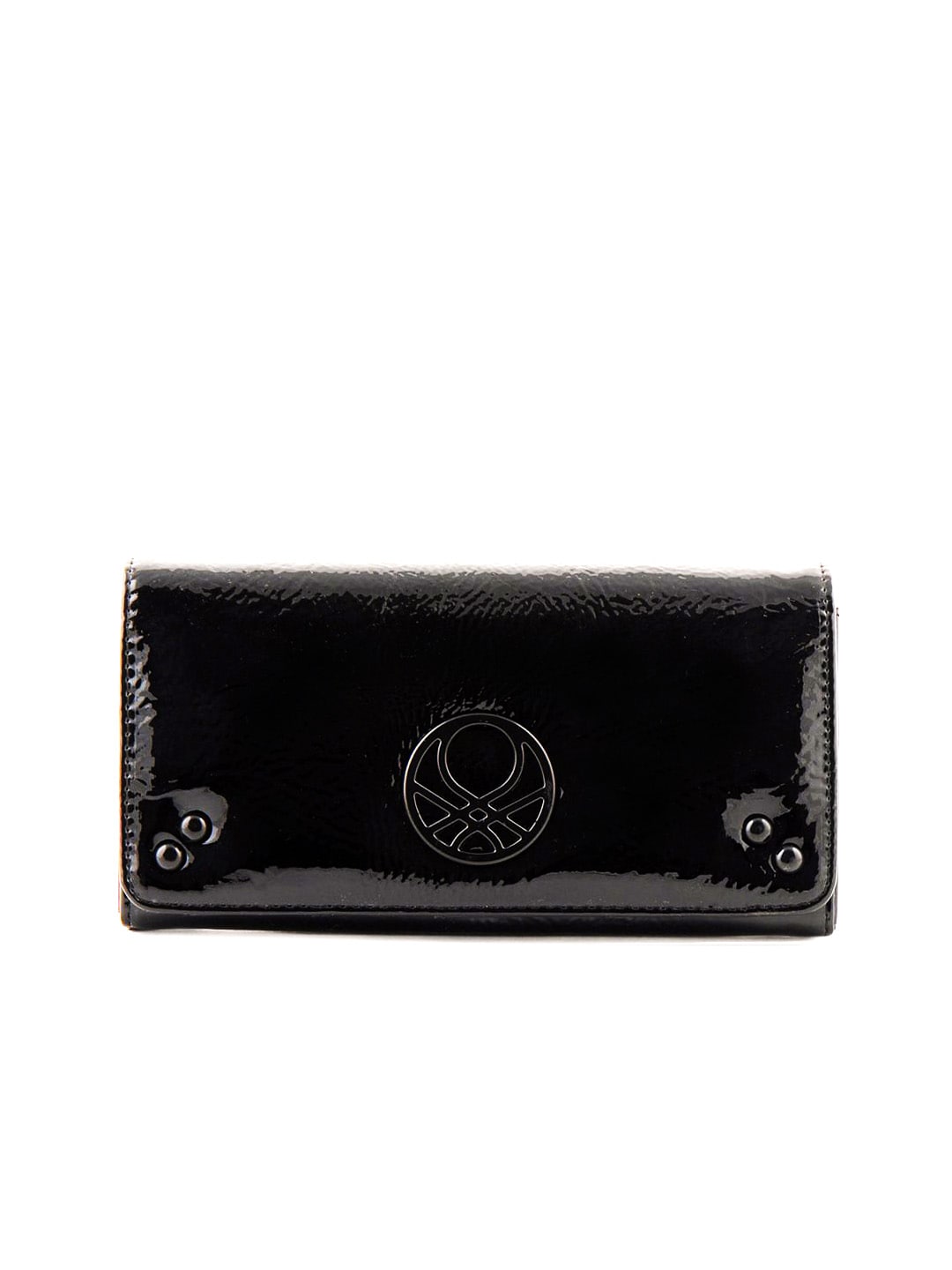 United Colors of Benetton Women Solid Black Wallets