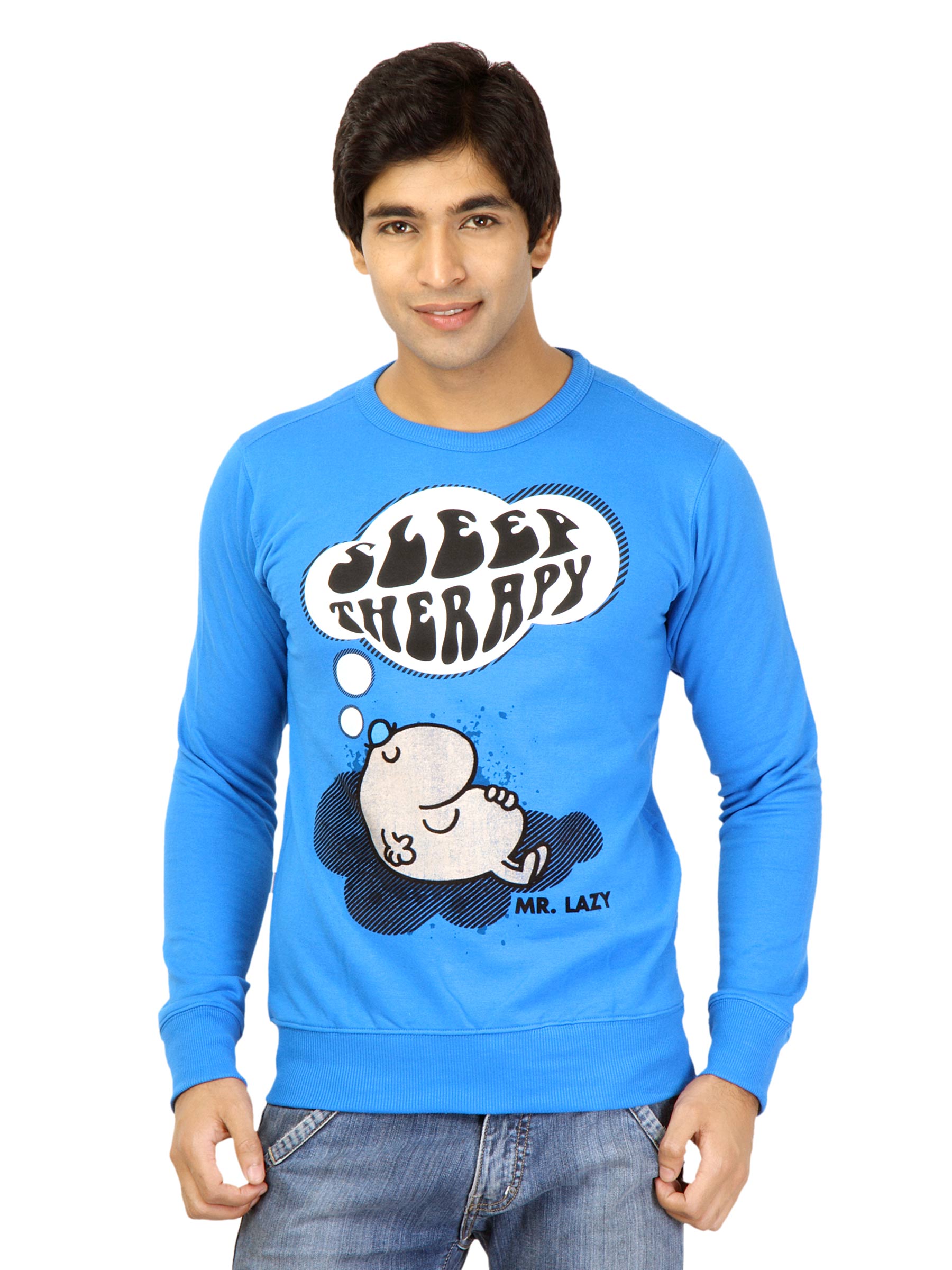 Mr. Men Men Sleep Placid Blue Tshirts