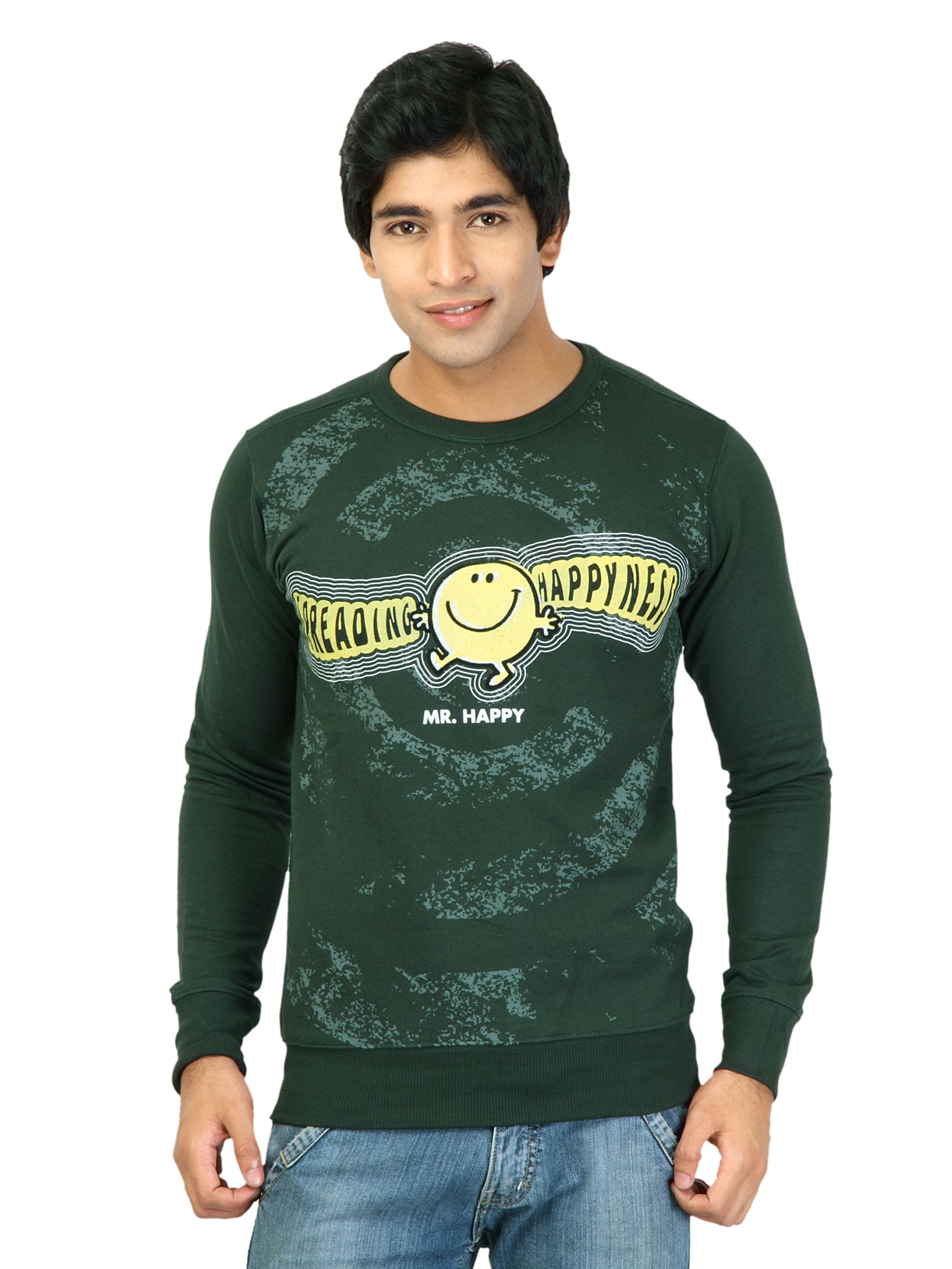 Mr. Men Men Mr. Happy DK.Green Tshirts