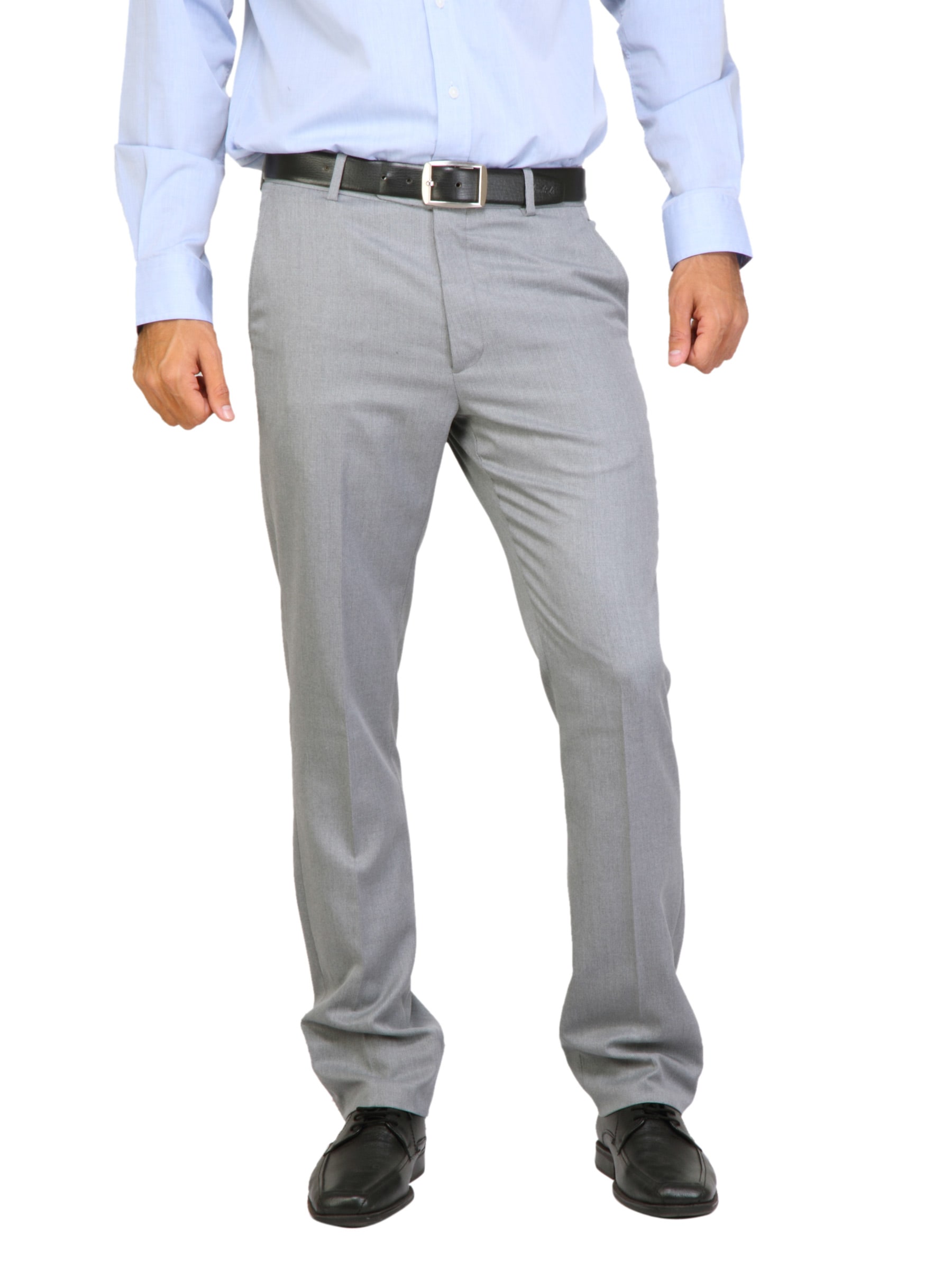 Arrow Men Solid Grey Trousers