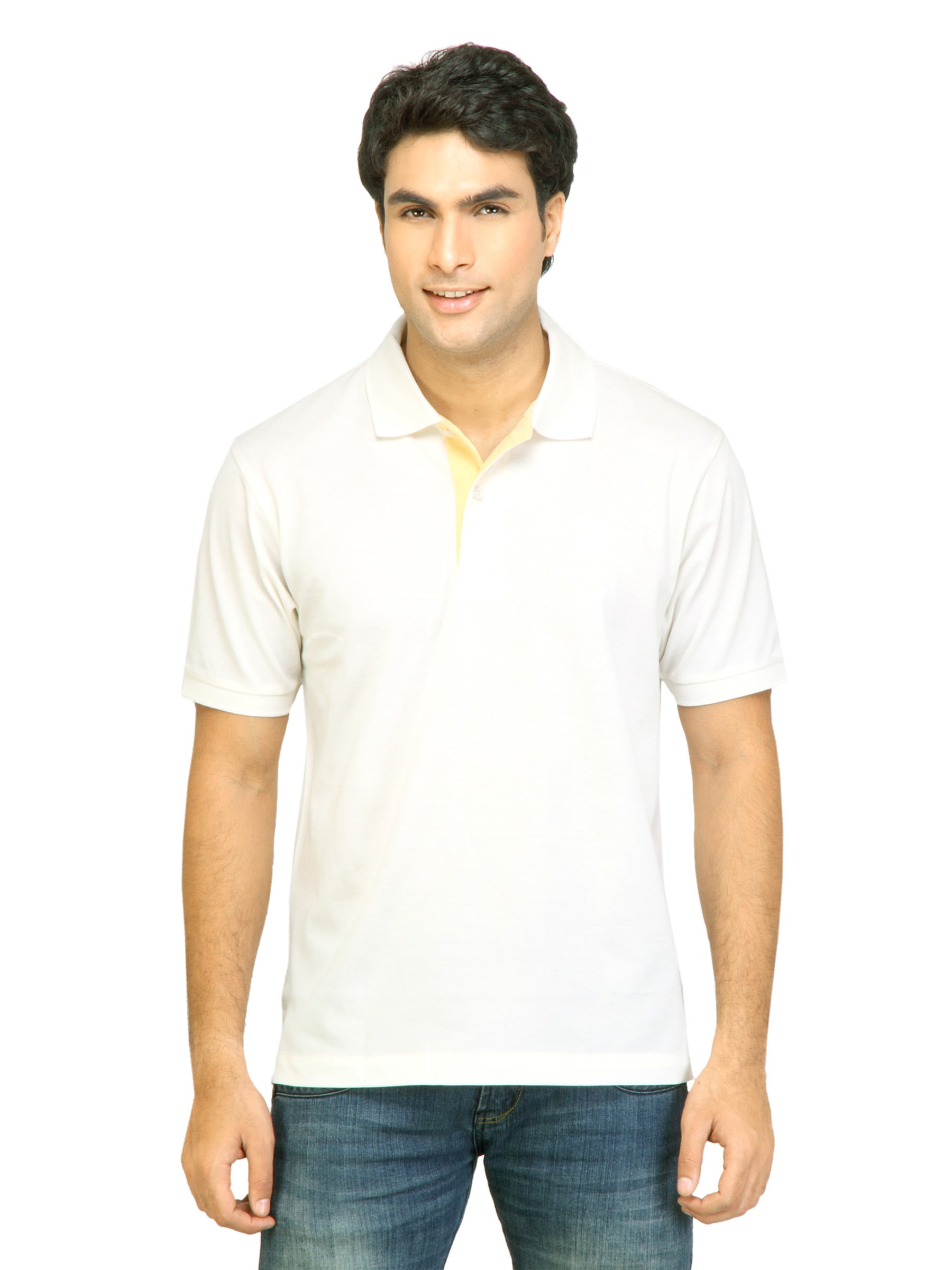 Arrow Sport Men Cream Polo Tshirts