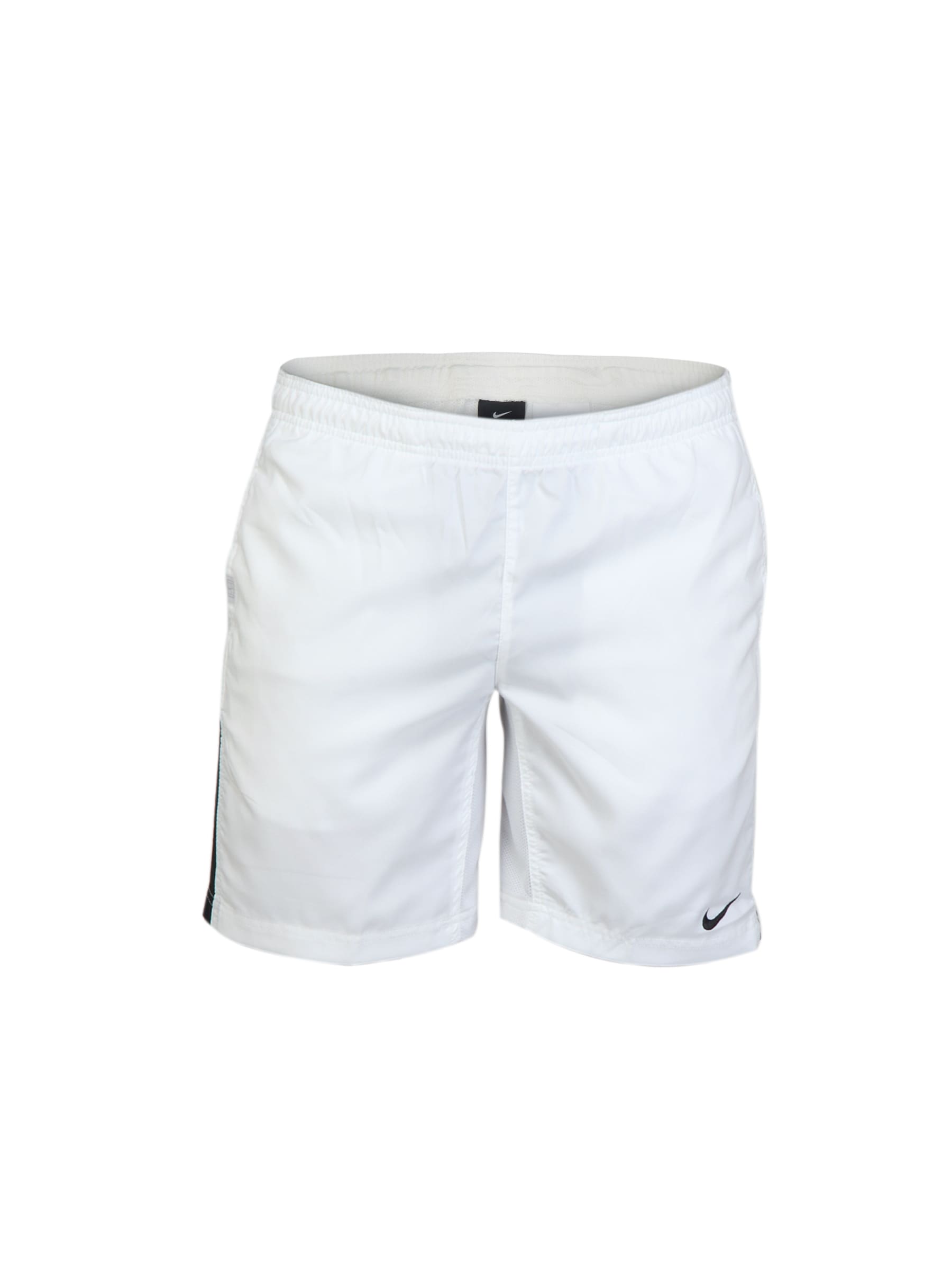 Nike Men Solid White Shorts