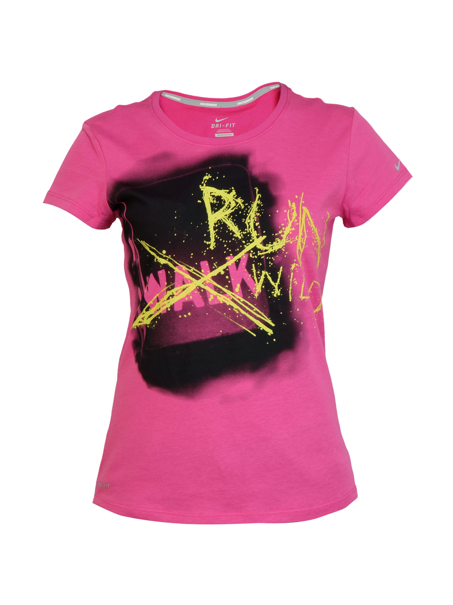 Nike Women Printed Pink Tshirts