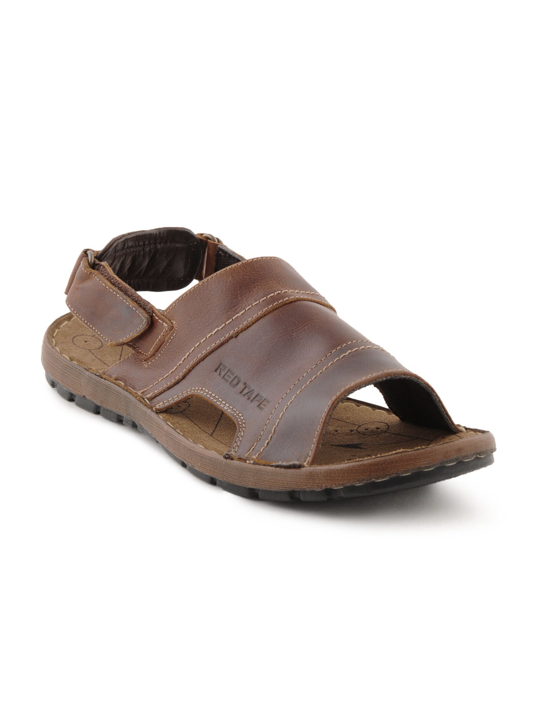 Red Tape Men Casual Brown Sandals