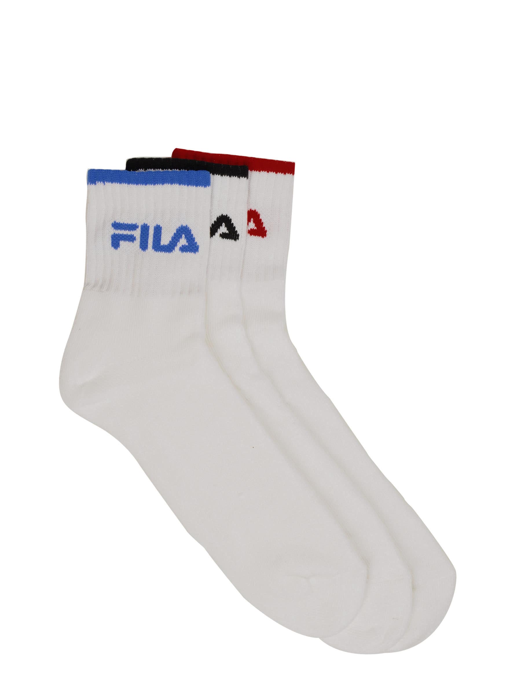 FILA Men Pack of 3 White Socks