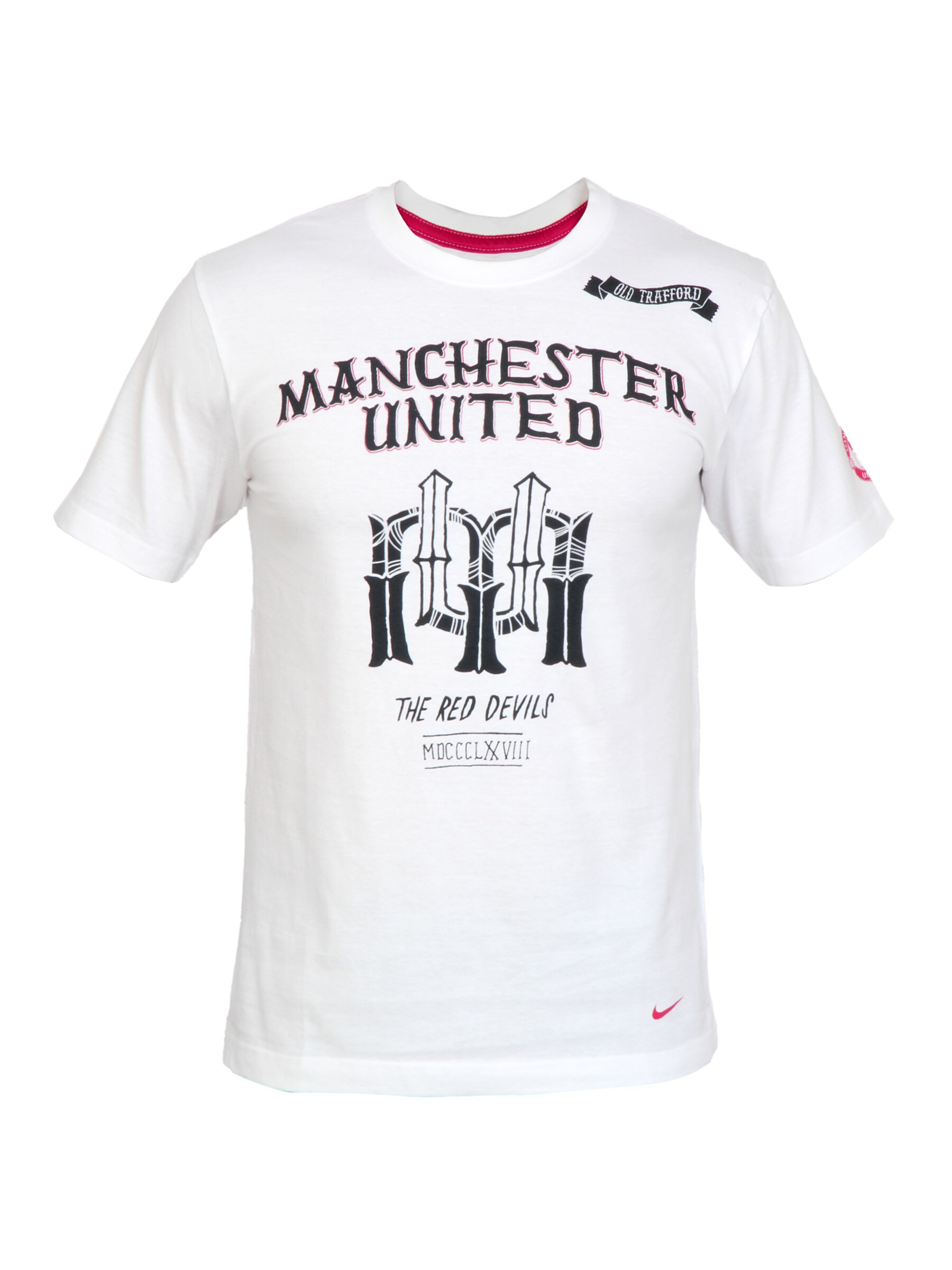 Nike Men Football Soccer White Tshirts