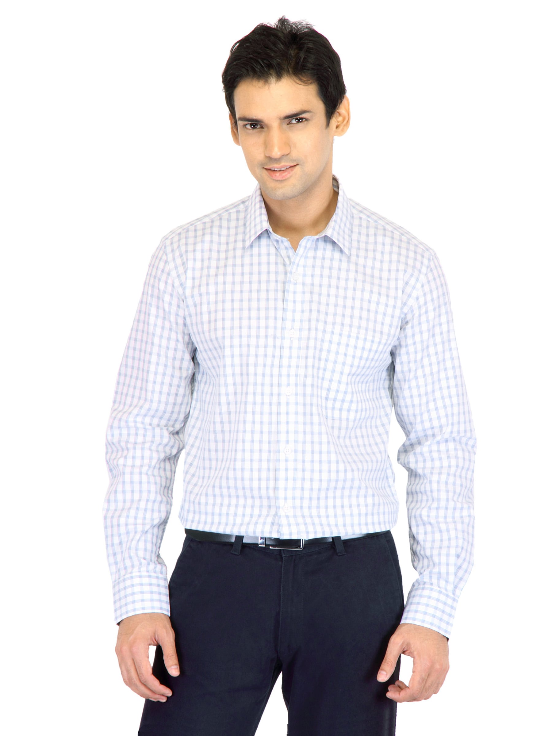 Black coffee Men Micheal White Slim Fit Shirt