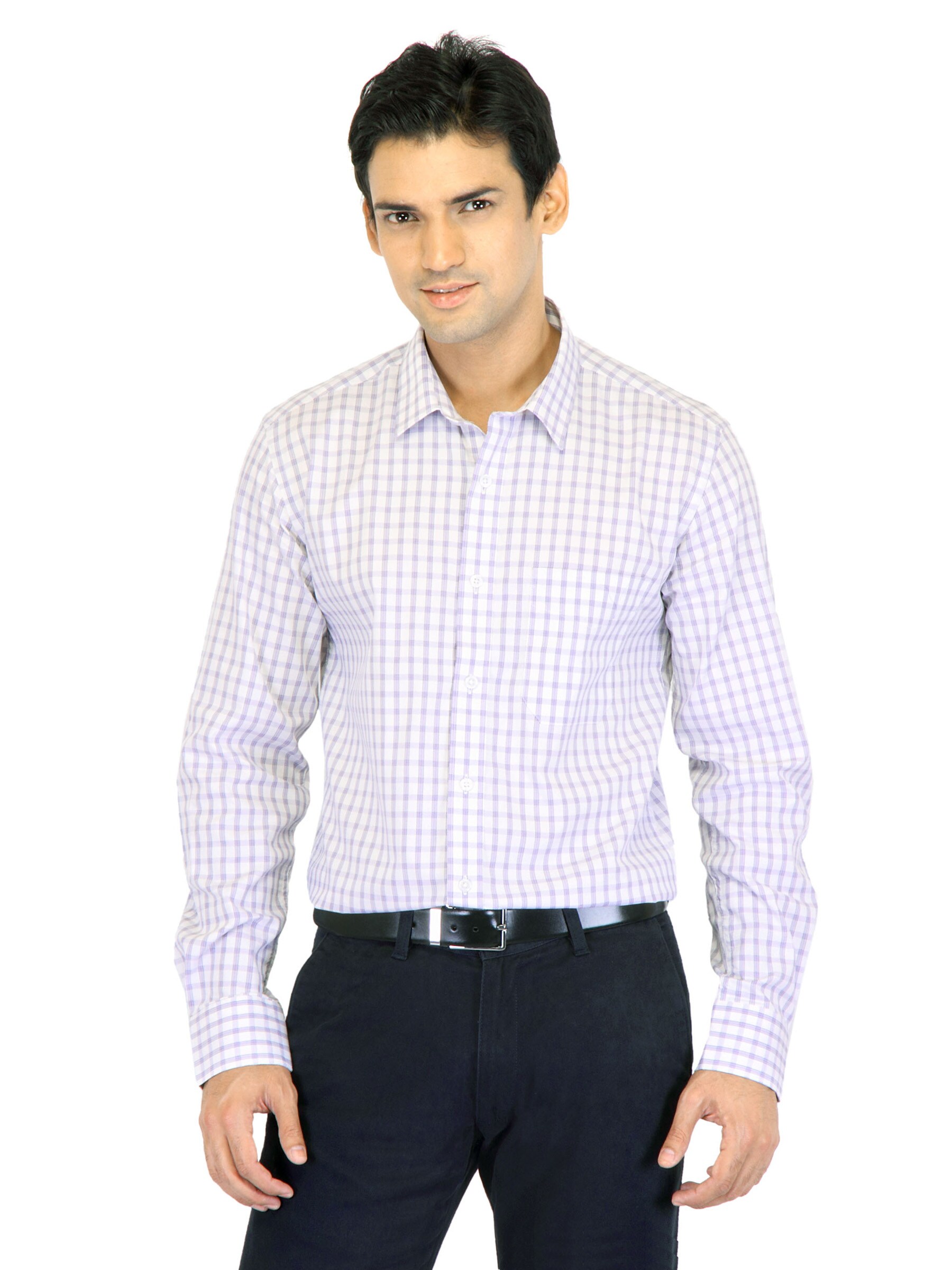 Black coffee Men Micheal White Slim Fit Shirt