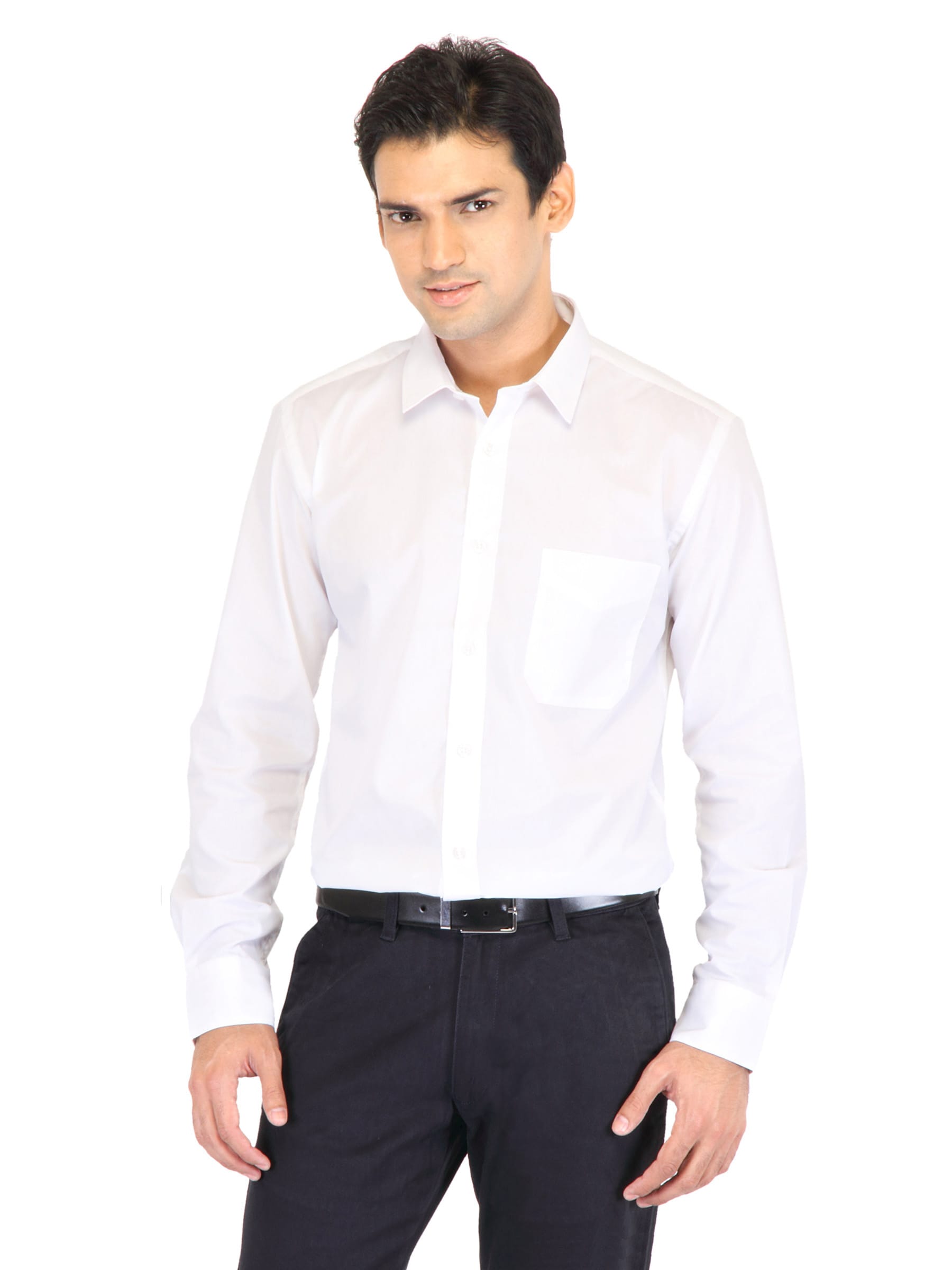 Black coffee Men George White Shirts