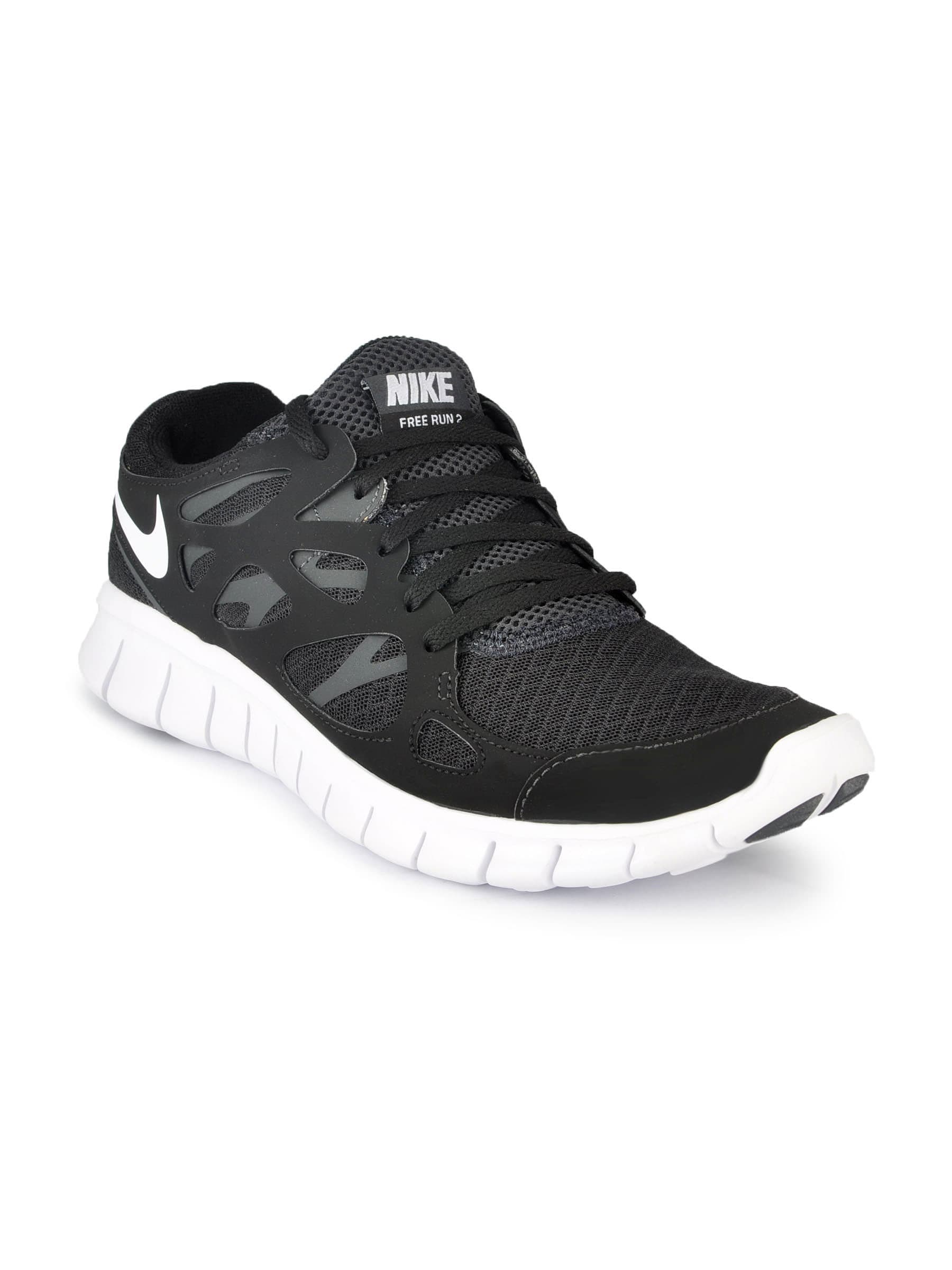 Nike Men Free Run+ 2 Black Sports Shoes