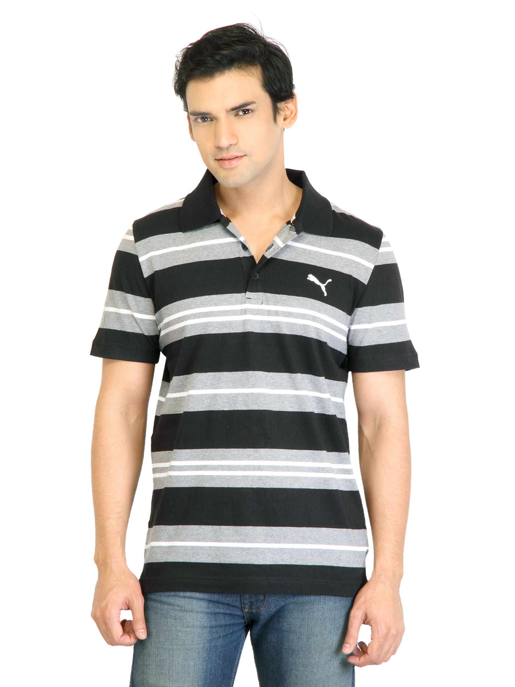 Puma Men Polo Black TShirt