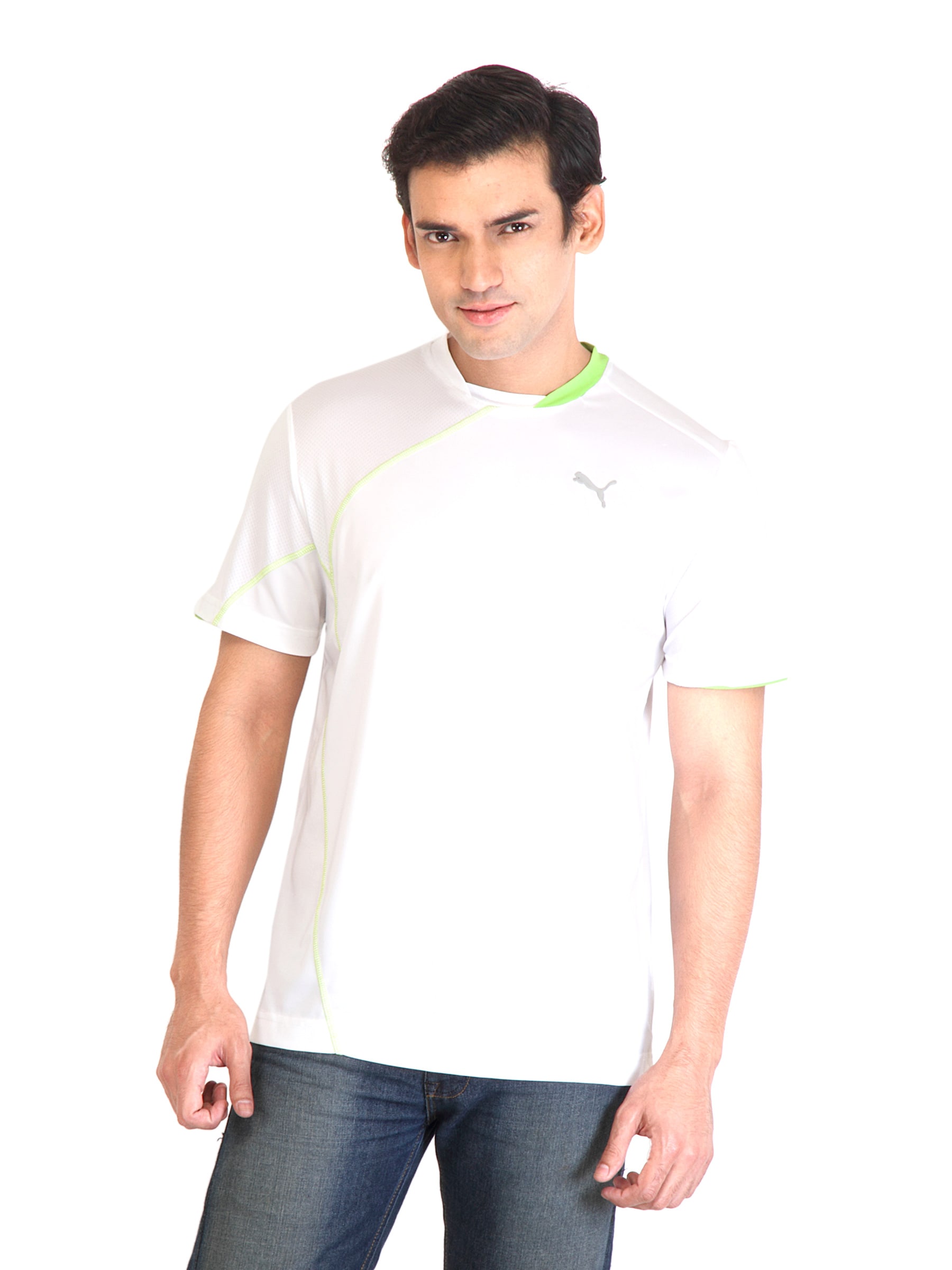 Puma Men Training  White TShirt