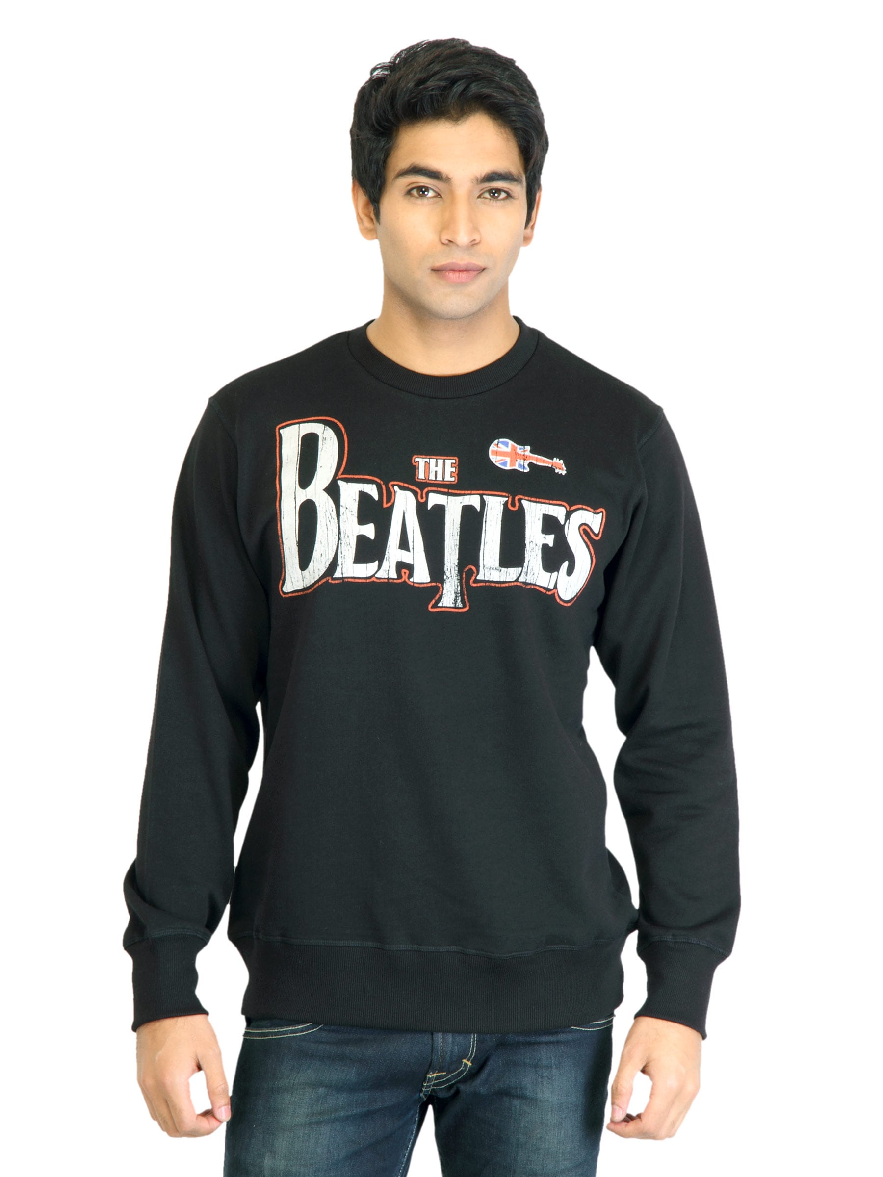 Beatles Men Beatles Black Sweatshirts