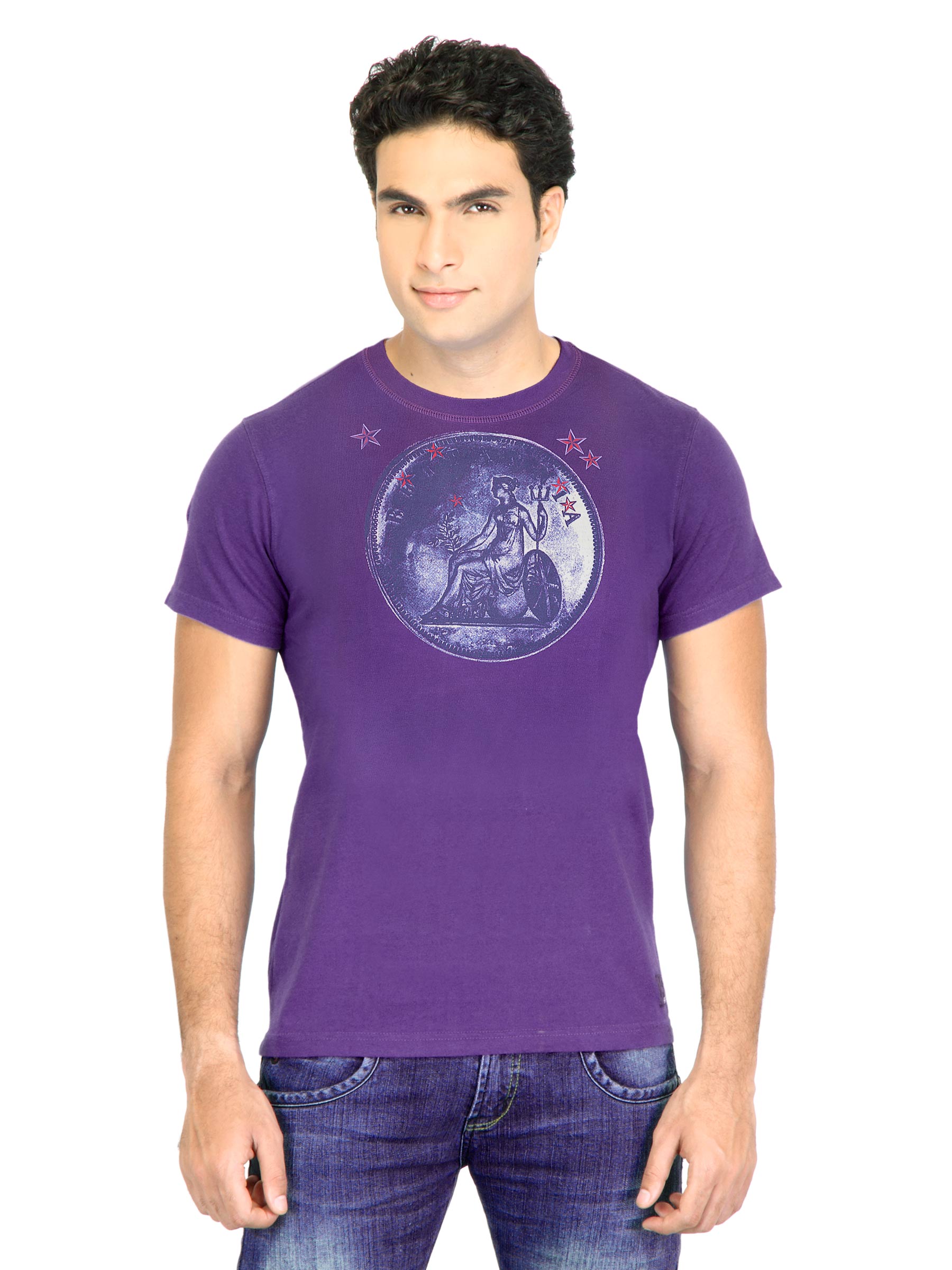 Facit Men Smart Purple Tshirt