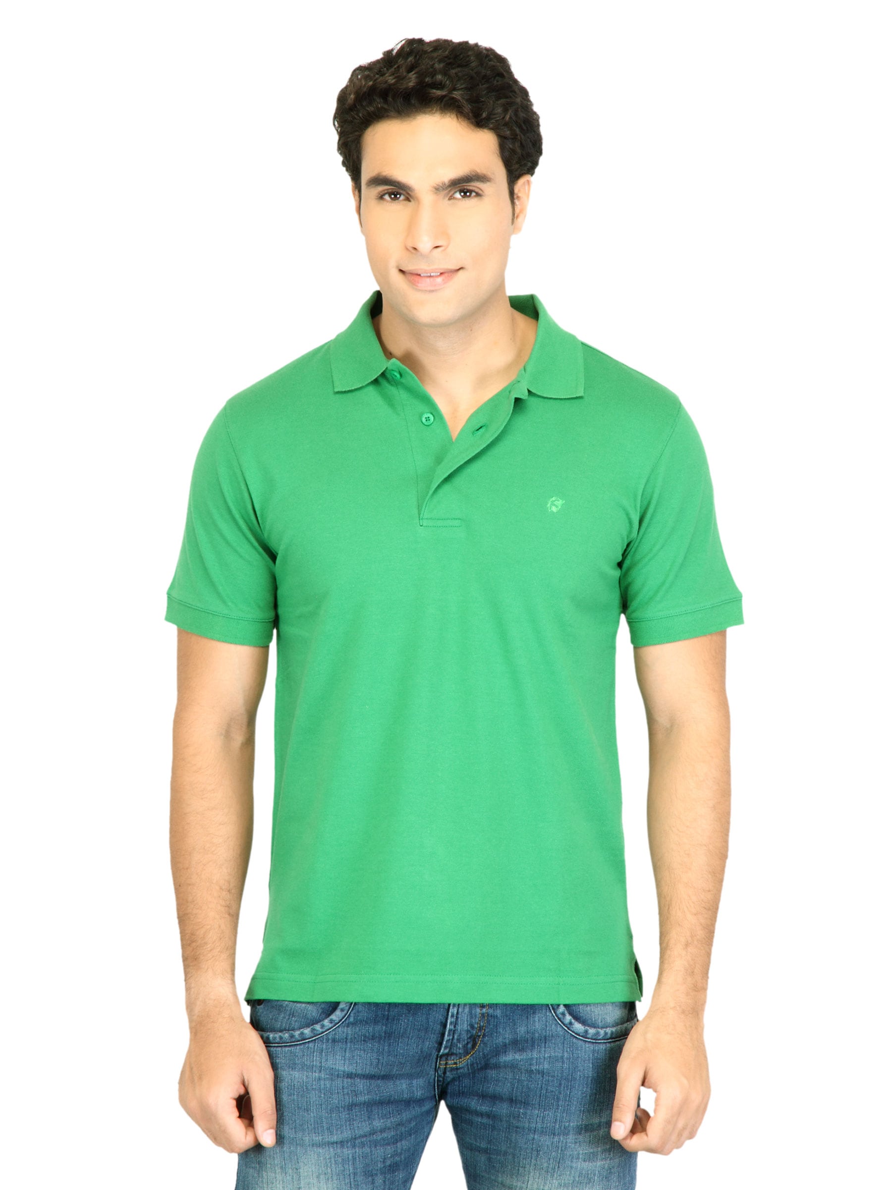 Facit Men Polo Tee Green Tshirt