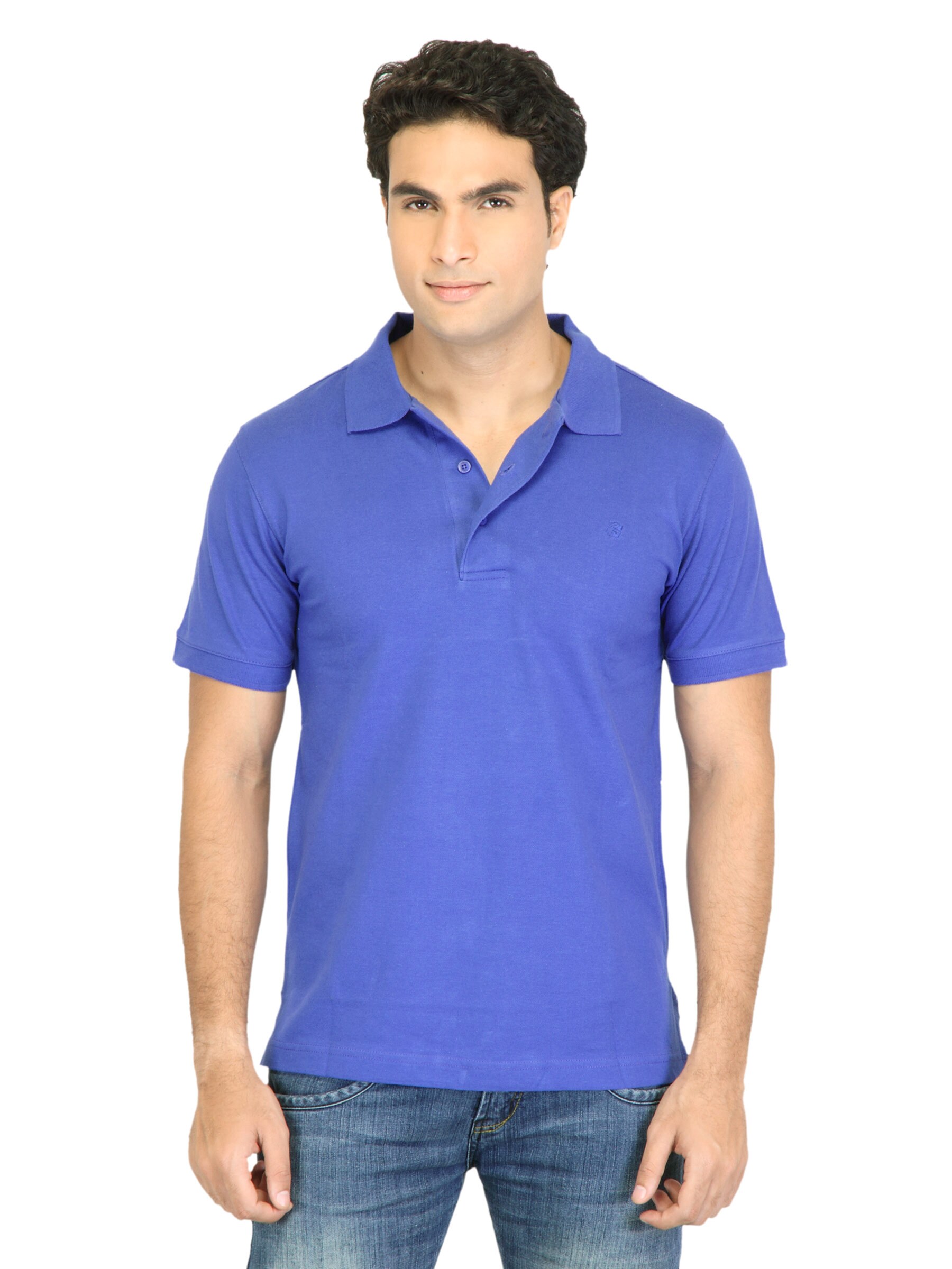 Facit Men Polo Tee Blue Tshirt