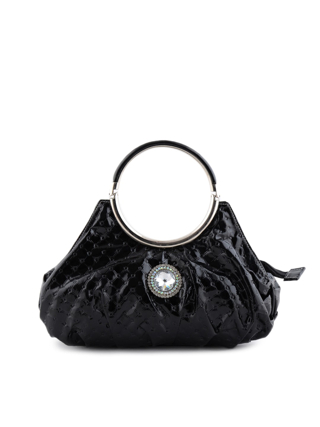 Spice Art Women Leatherette  Black Handbags