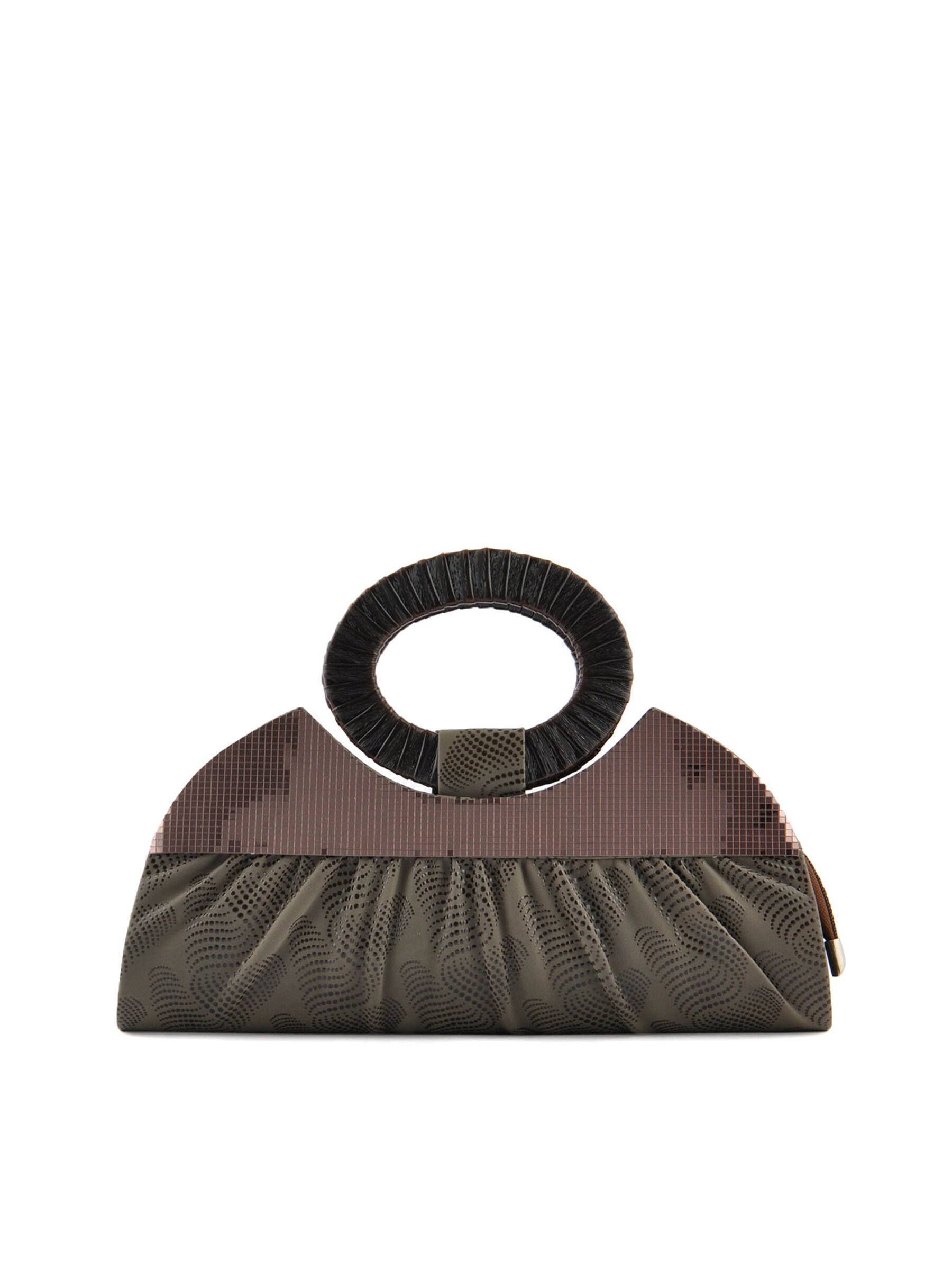 Spice Art Women Leatherette  Olive Handbags
