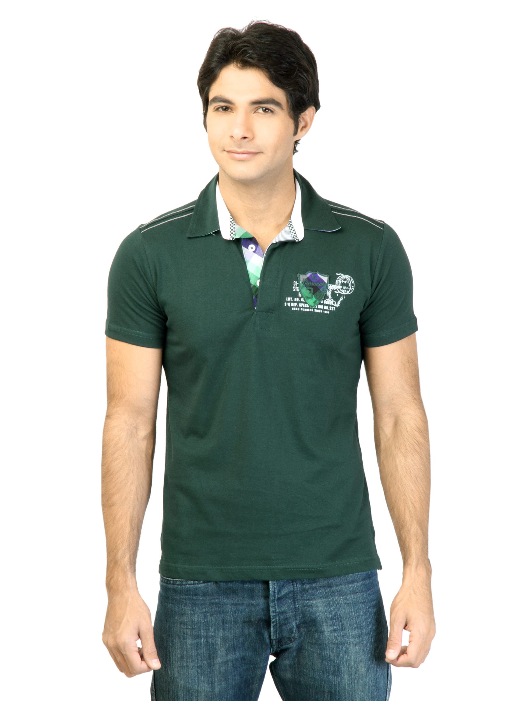 Status Quo Men Green Polo Tshirt