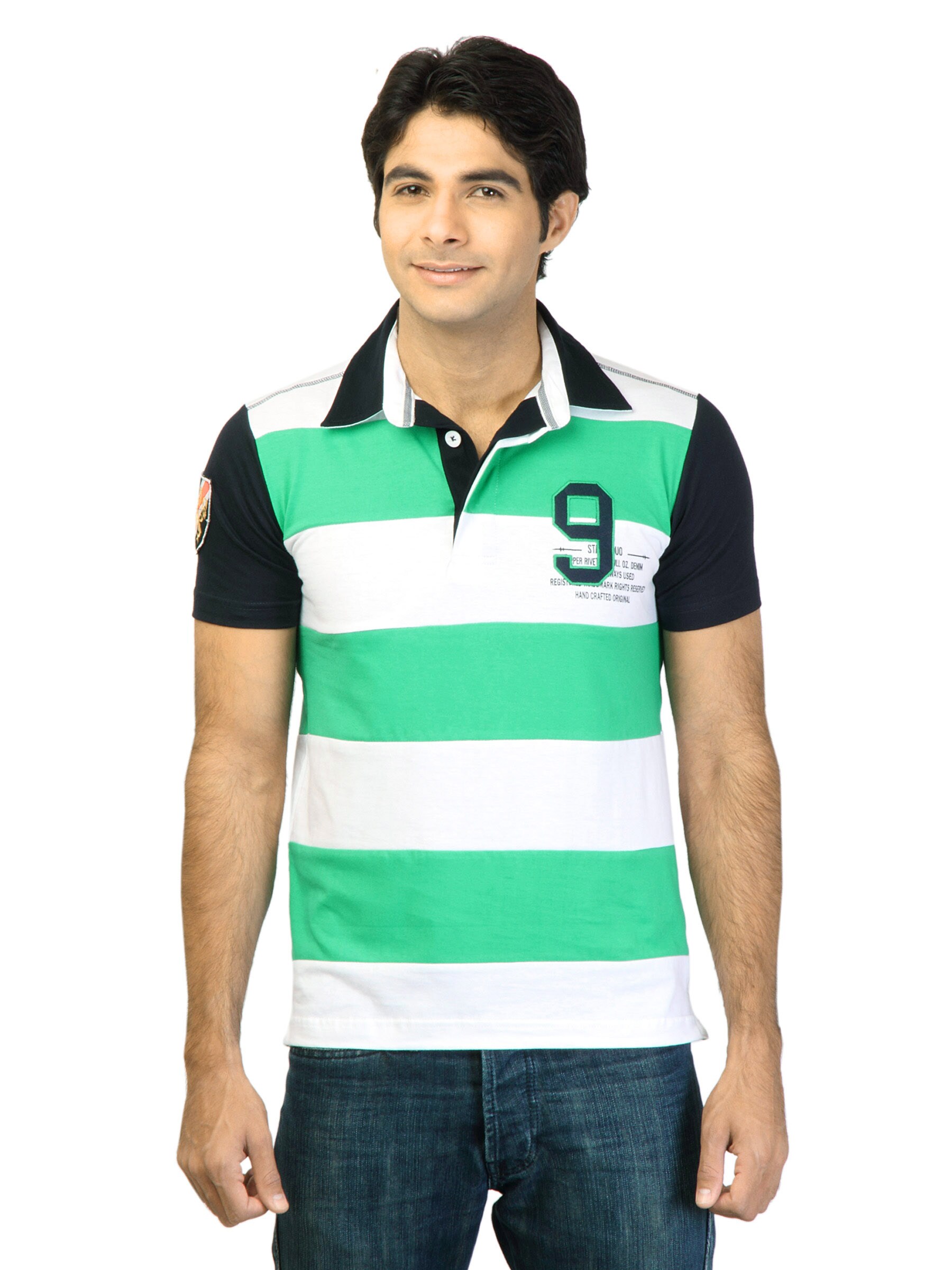 Status Quo Men Green Polo Tshirt