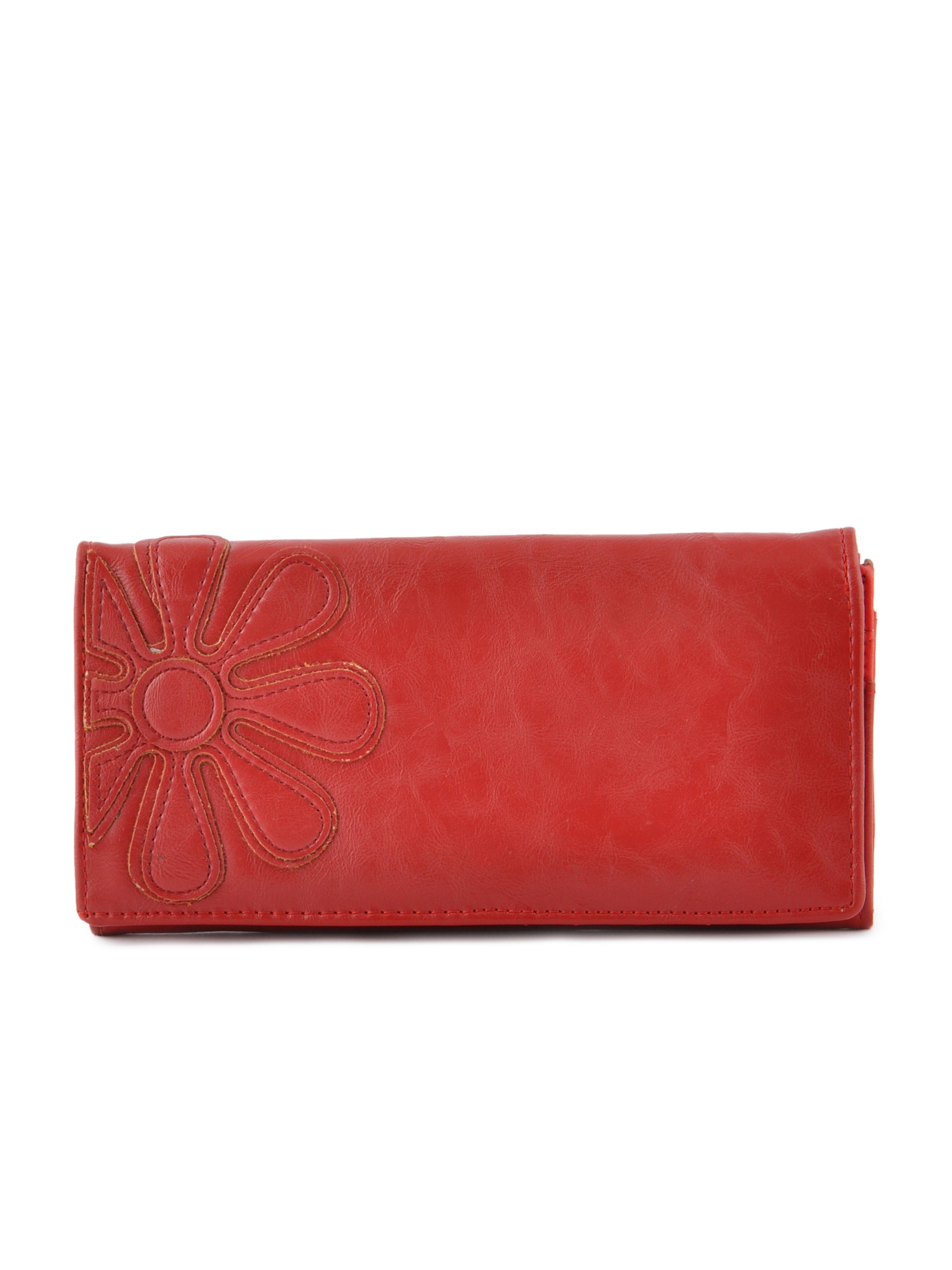 Lino Perros Women Flower Red Wallet