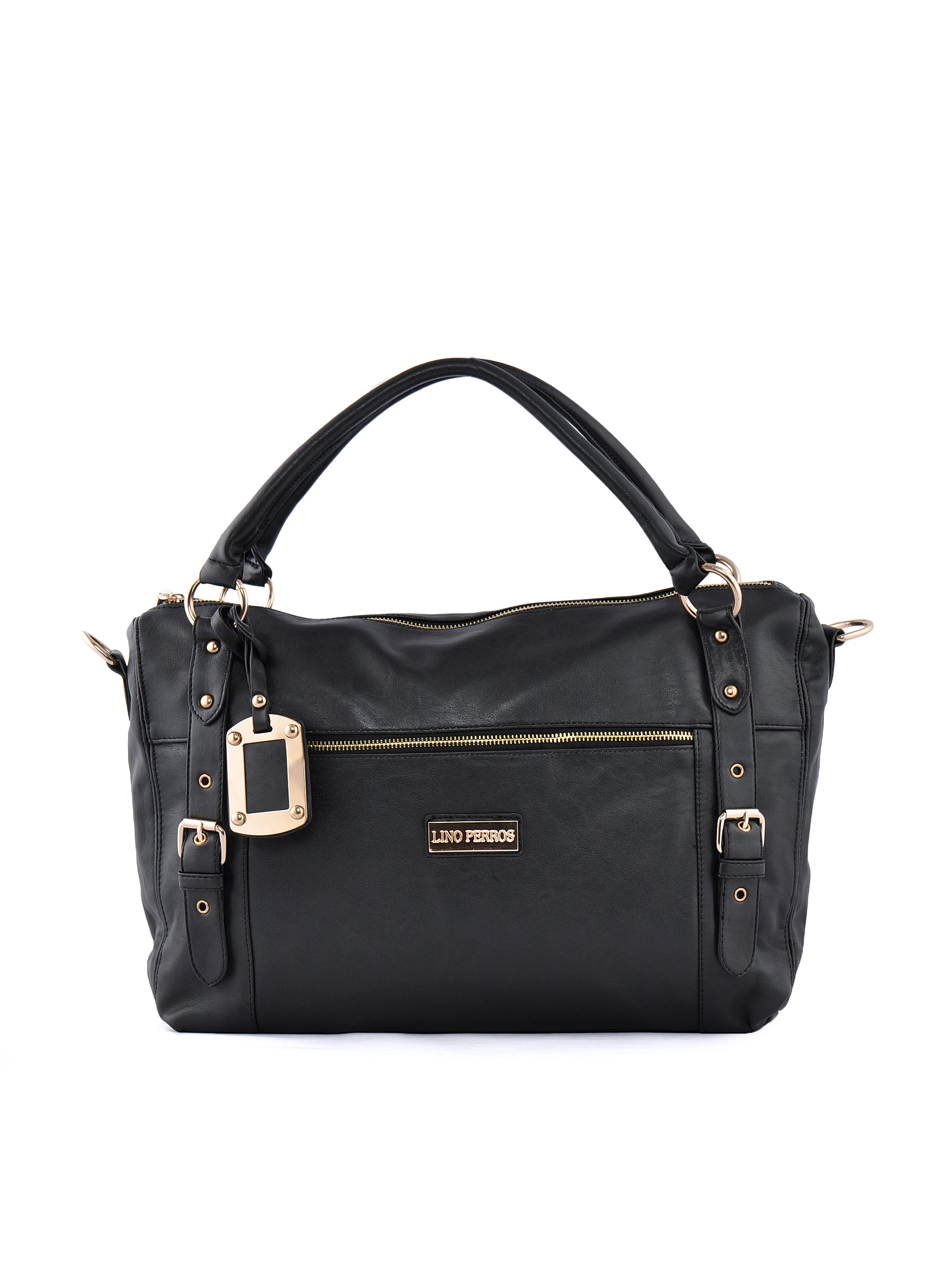 Lino Perros Women Classic Black Handbag