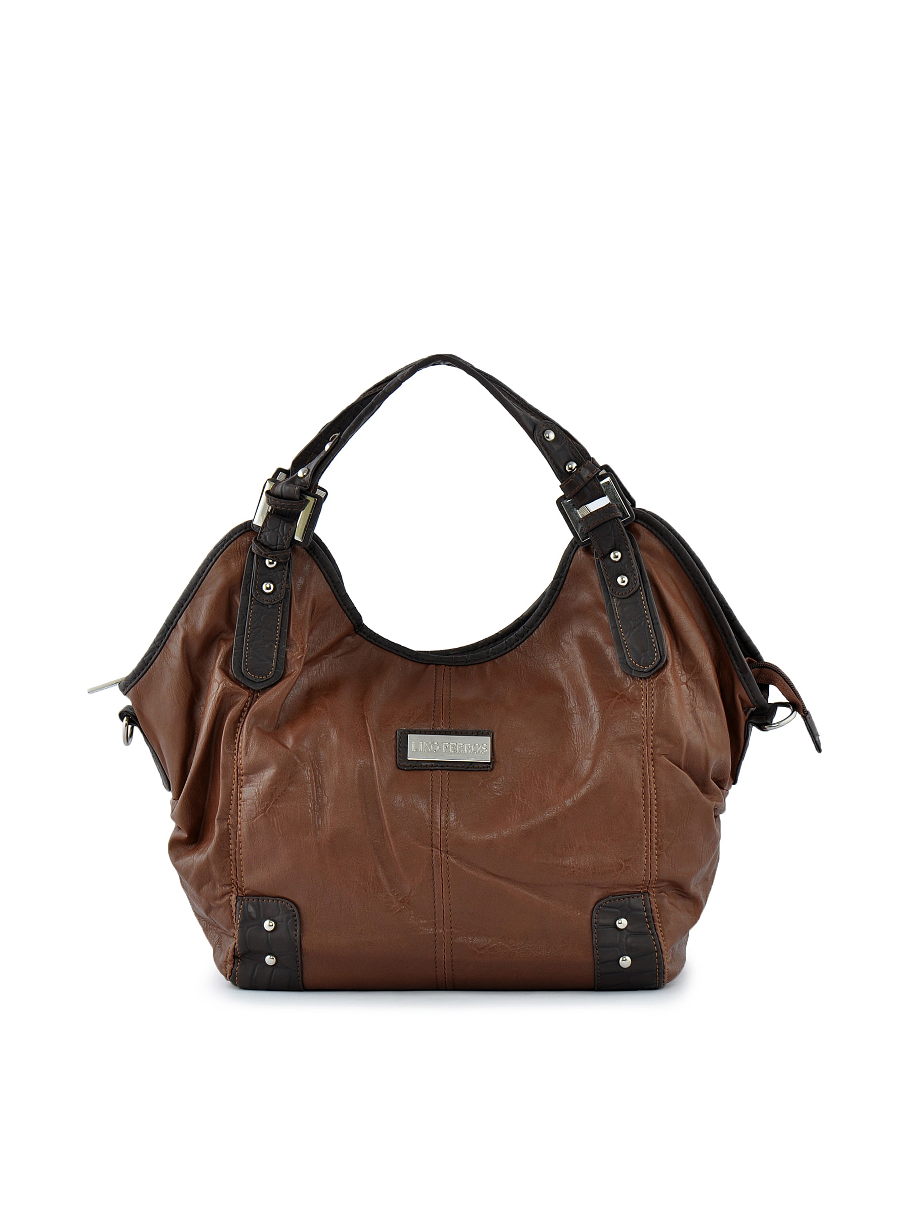 Lino Perros Women Classic Brown Handbag