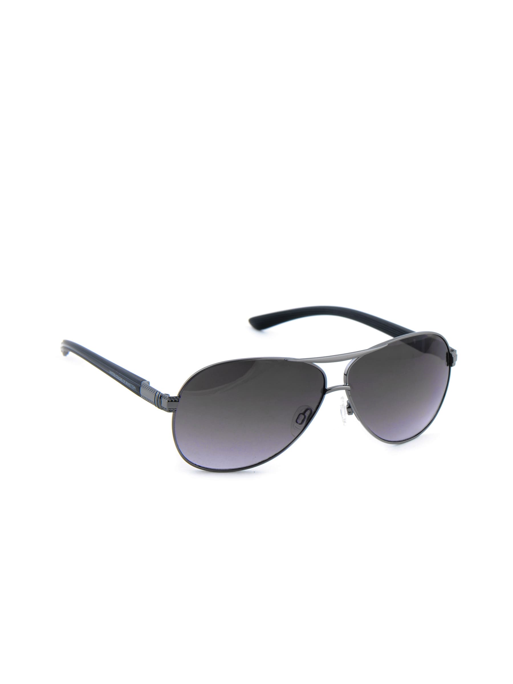 United Colors of Benetton Men Funky Eyewear Black Sunglasses